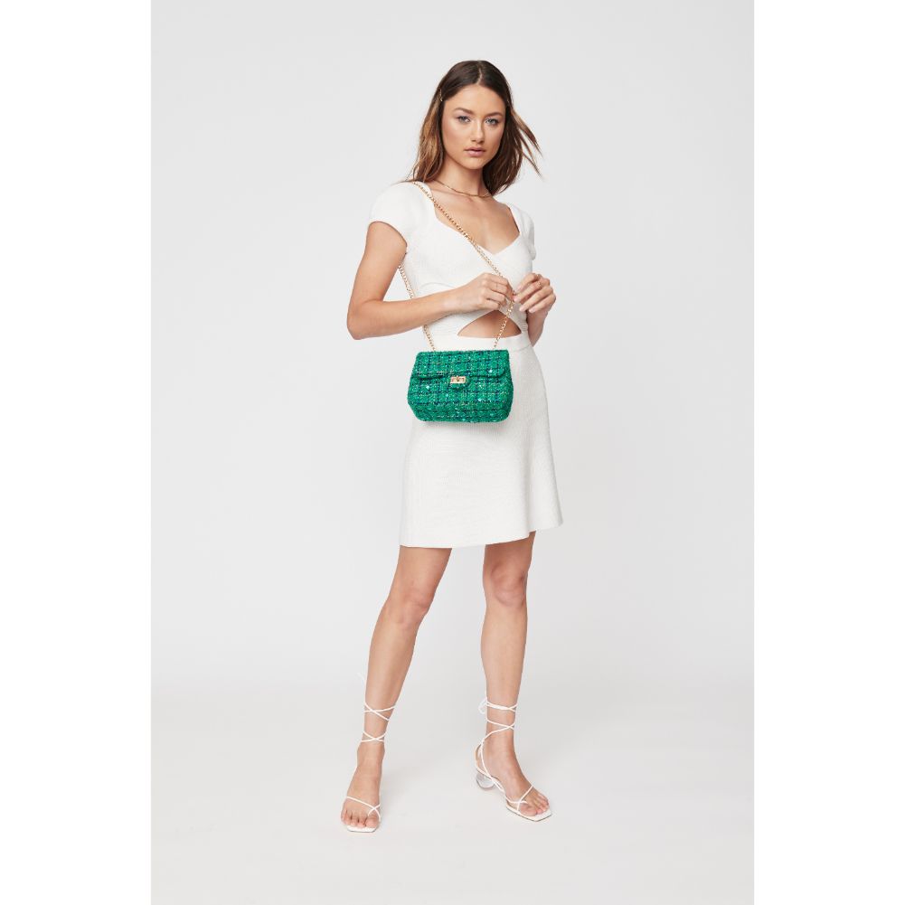 Camille Tweed Crossbody Bag for Women - Stylish & Elegant Small Shoulder Purse - Perfect for Work, Travel & Everyday Use