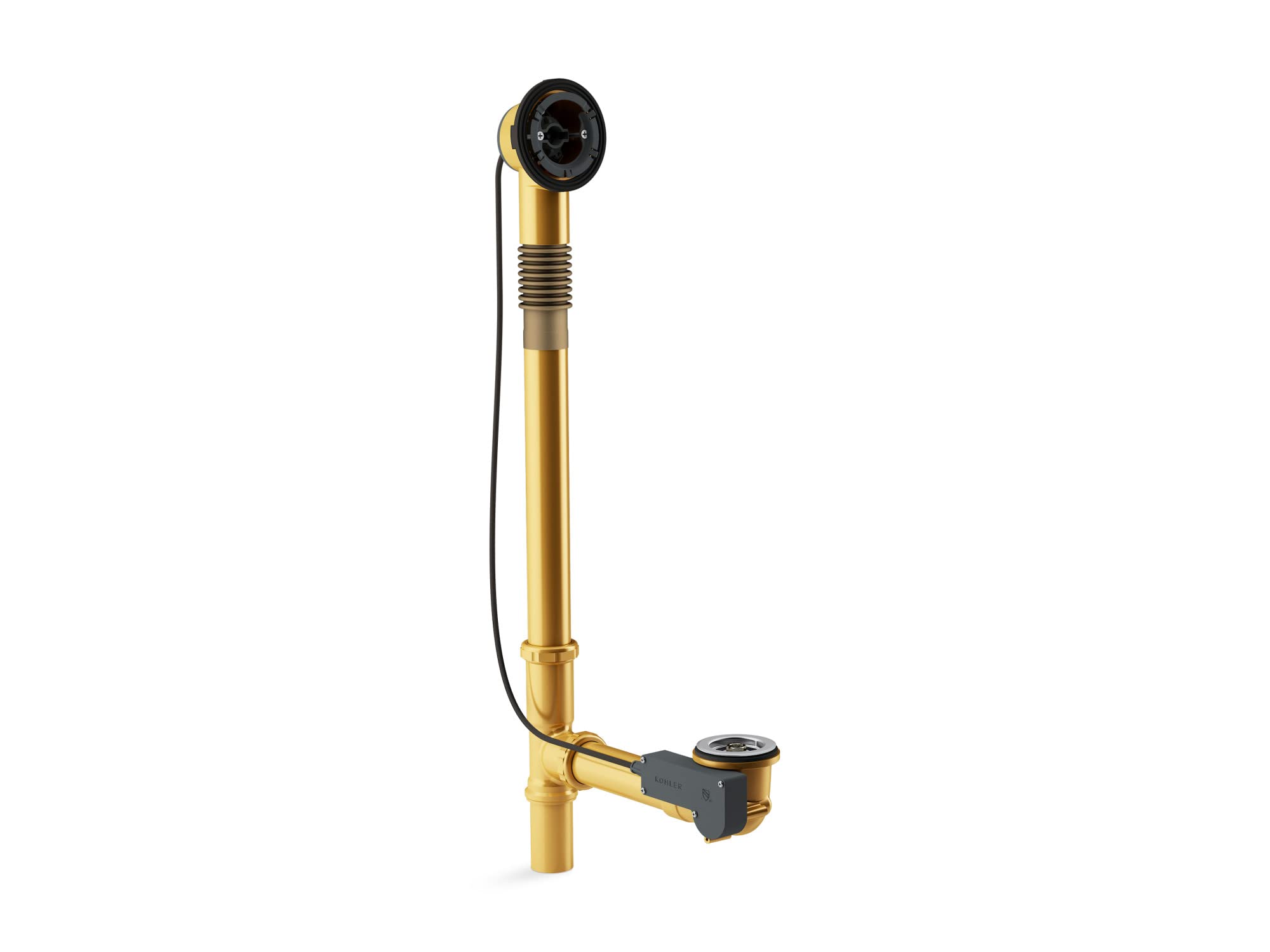 PUREFLO™ 30-Inch Brass Cable Drain - Heavy Duty Sink & Bathtub Drain Cleaner for Hair Clogs - Perfect for Kitchen, Bathroom, and Shower Drain Maintenance