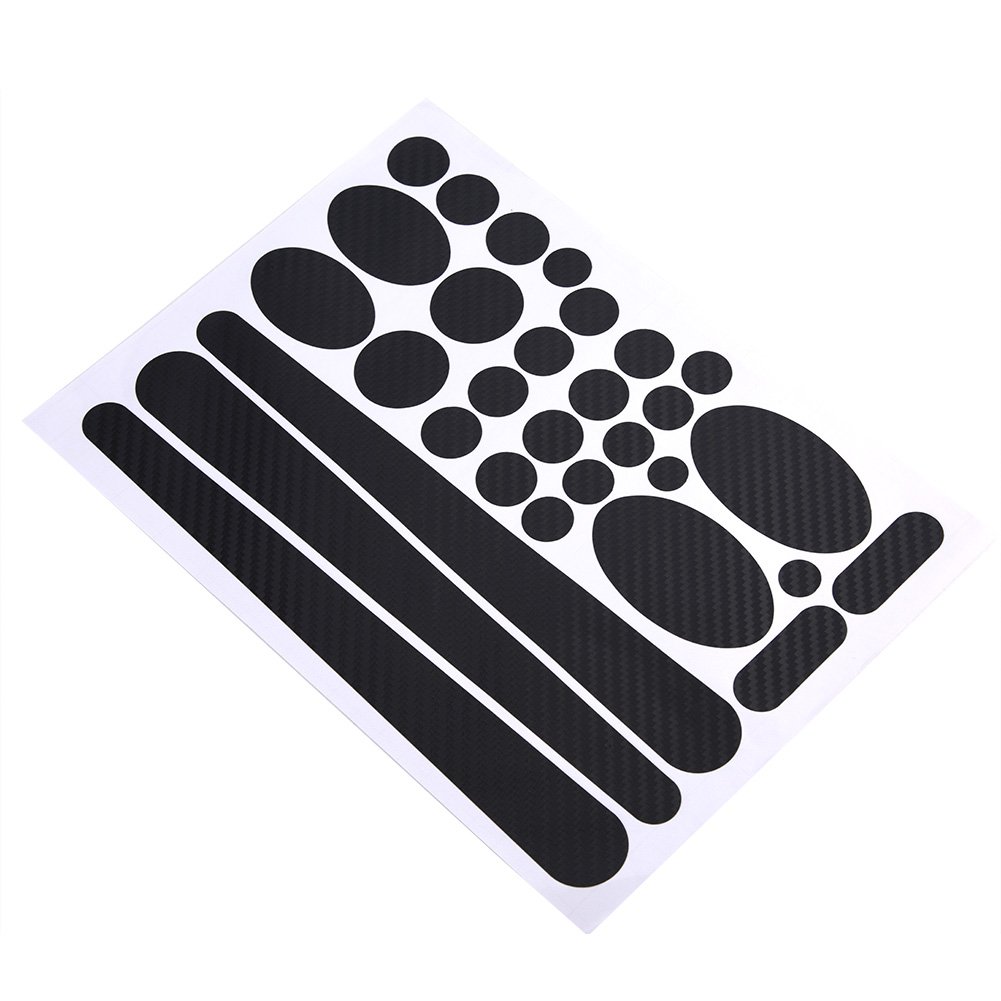 30 Pcs Bike Frame Stickers - Durable Plastic Bicycle Chain Stay Decals for Mountain Bike Protection | Scratch-Resistant Chain Guard Stickers for MTB, Road Bikes & Cycling Enthusiasts | Perfect for Outdoor Adventures & Bike Maintenance