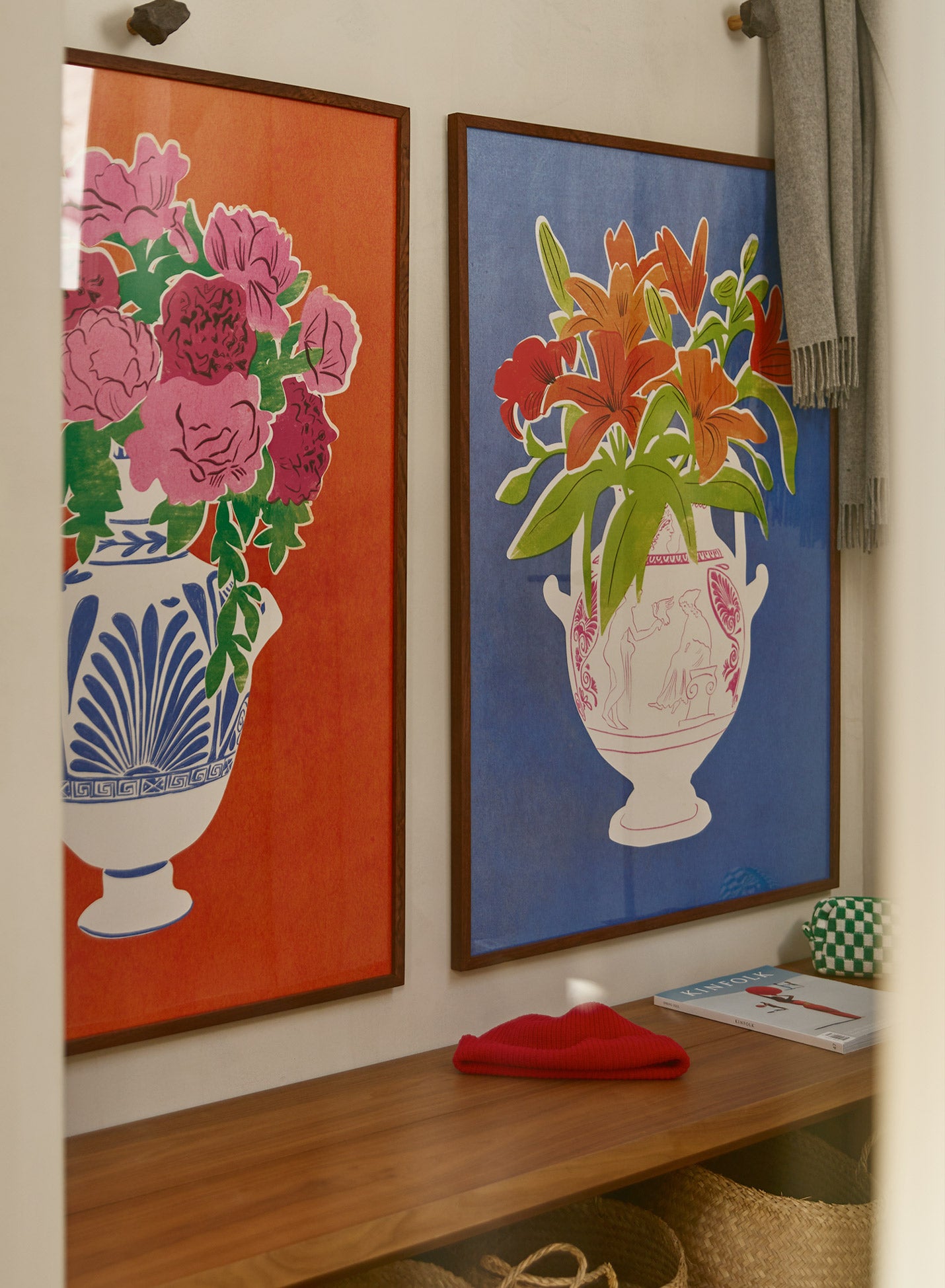 Joyful Blossoms Floral Poster - Vibrant Wall Art Decor for Living Room, Bedroom & Office - Perfect for Home Decor & Gift Giving