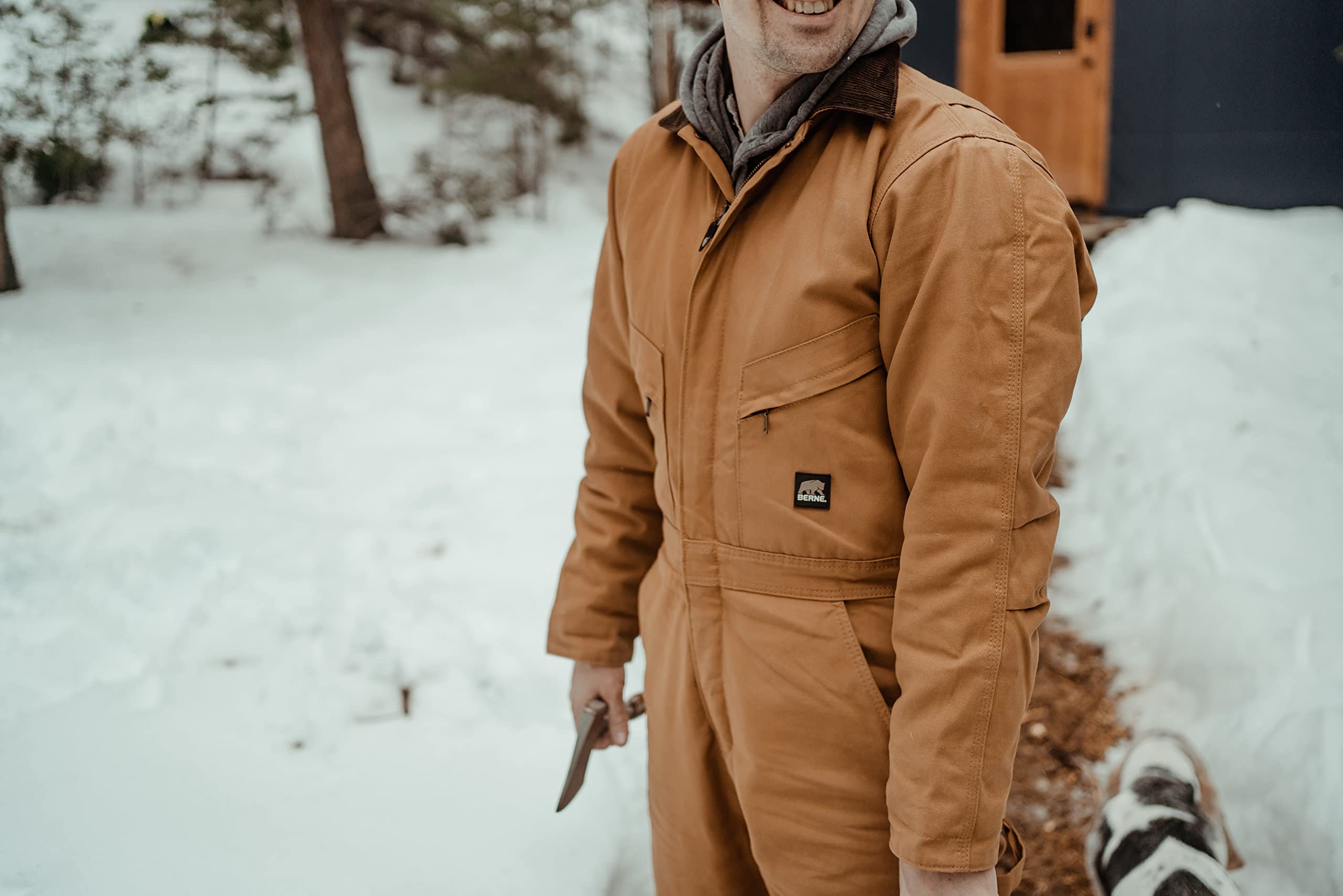 Berne Men's Insulated Duck Coverall - Warm Workwear for Winter