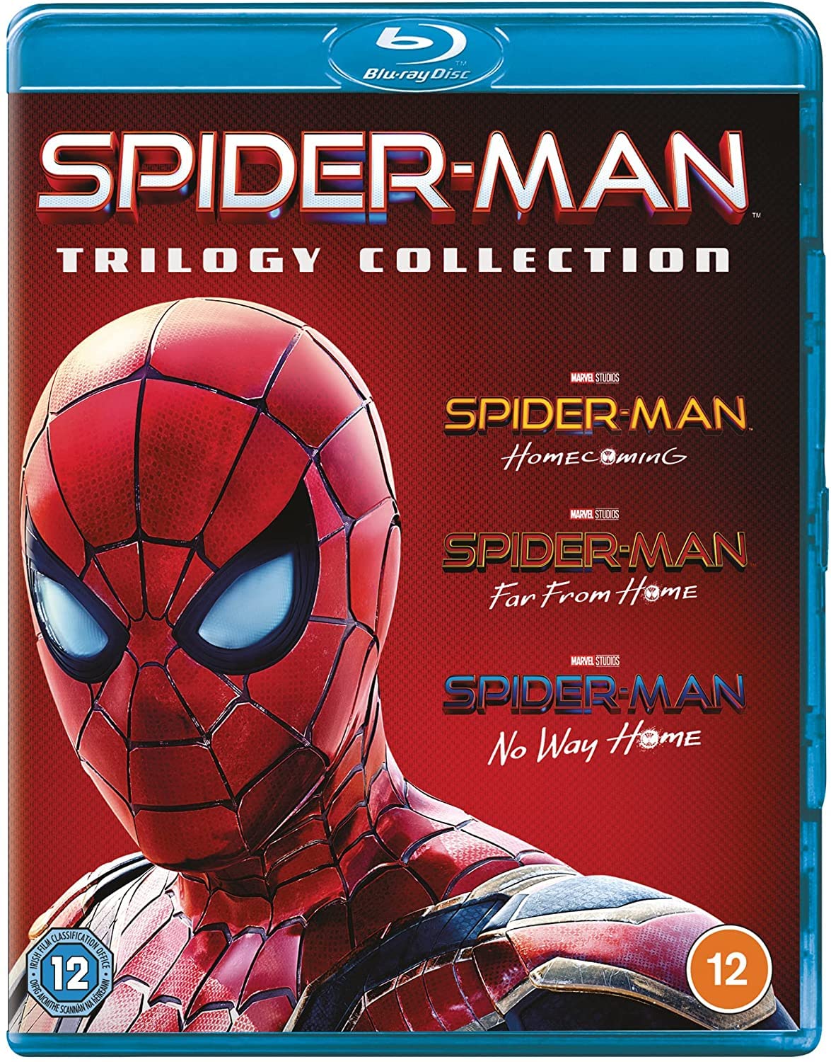 Spider-Man Trilogy Collection: Homecoming, Far From Home & No Way Home [Blu-ray] | Marvel Superhero Movies | Perfect for Movie Nights & Marvel Fans Gift