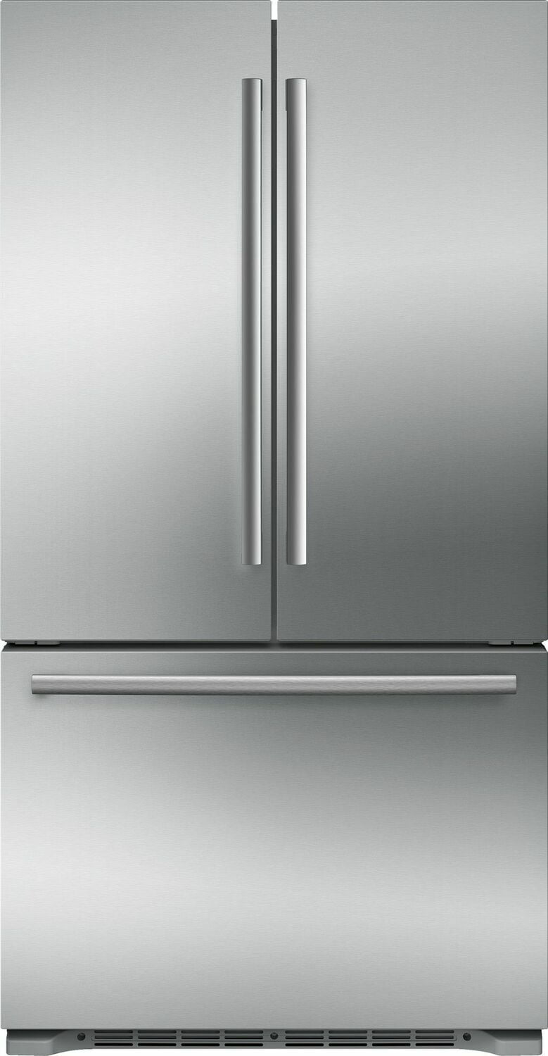 Bosch B21CT80SNS 800 Series 36 Inch French Door Bottom Freezer Refrigerator - Stainless Steel, Easy Clean, Energy Efficient | Perfect for Modern Kitchens, Entertaining & Large Family Storage