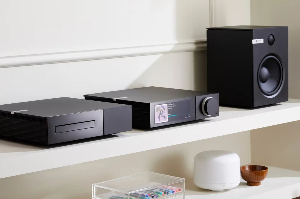 Cambridge Audio Evo 150 DeLorean Edition All-In-One HiFi Music Player - Premium Wireless Streaming System for Home Audio & Vinyl Records - Perfect for Living Room, Home Theater & Music Studio Setup