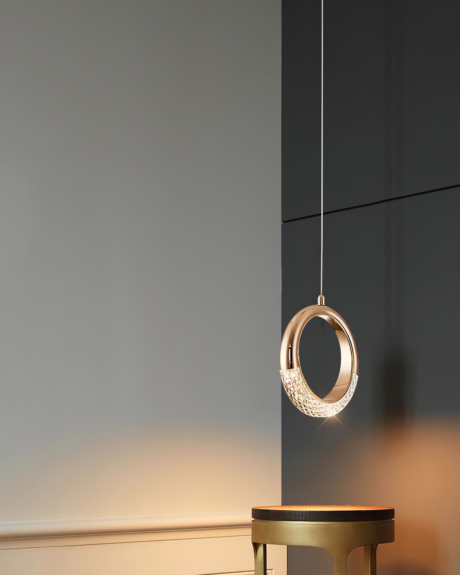 Sparkling Crystal Earrings Pendant Lamp - Elegant Home Decor for Living Room, Bedroom & Dining Room Lighting