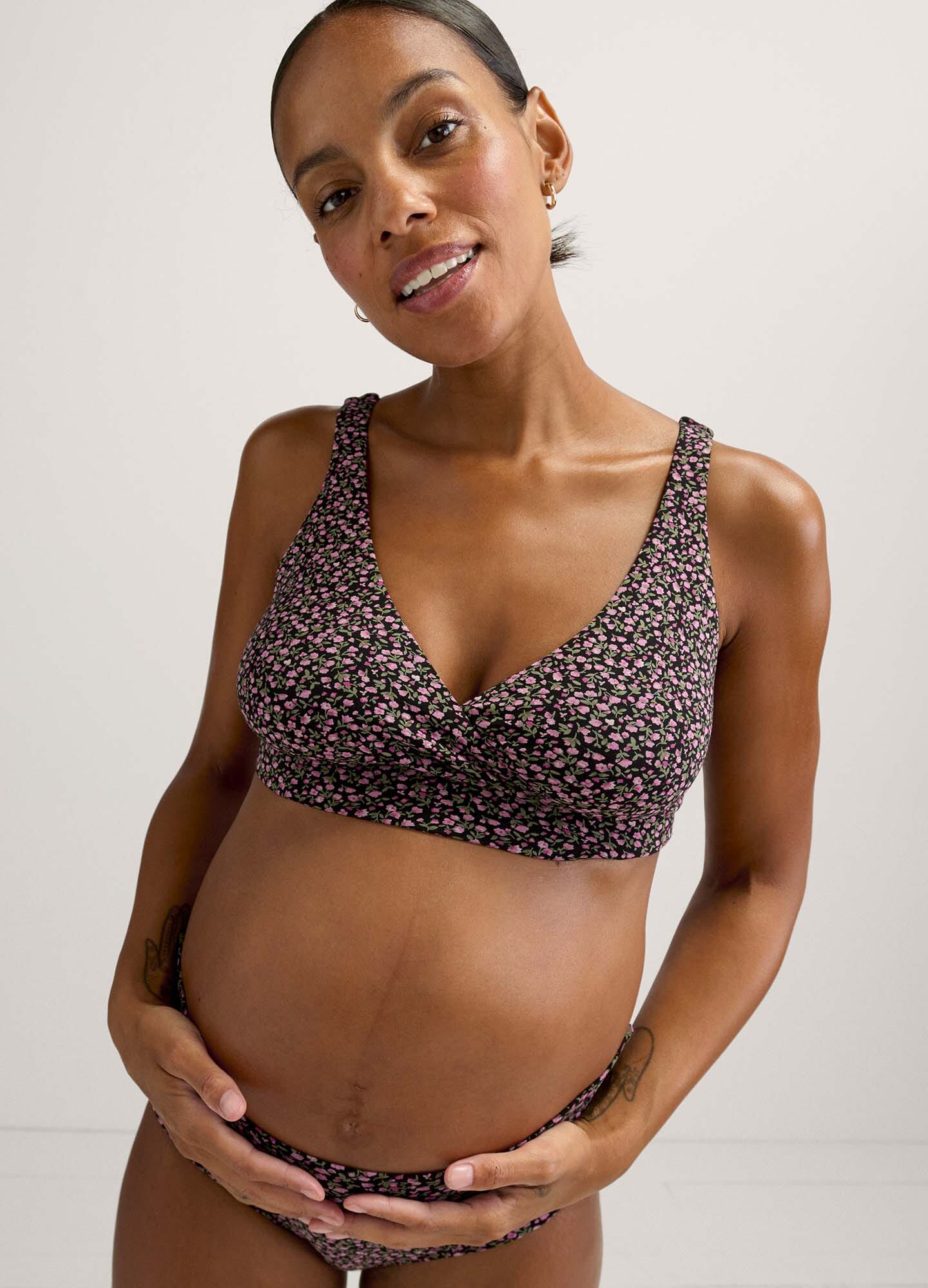 The Dream Feed Nursing and Sleep Bra - Comfortable Maternity Bra for Breastfeeding & Nighttime Wear - Perfect for New Moms and Nursing Mothers at Home or On-the-Go