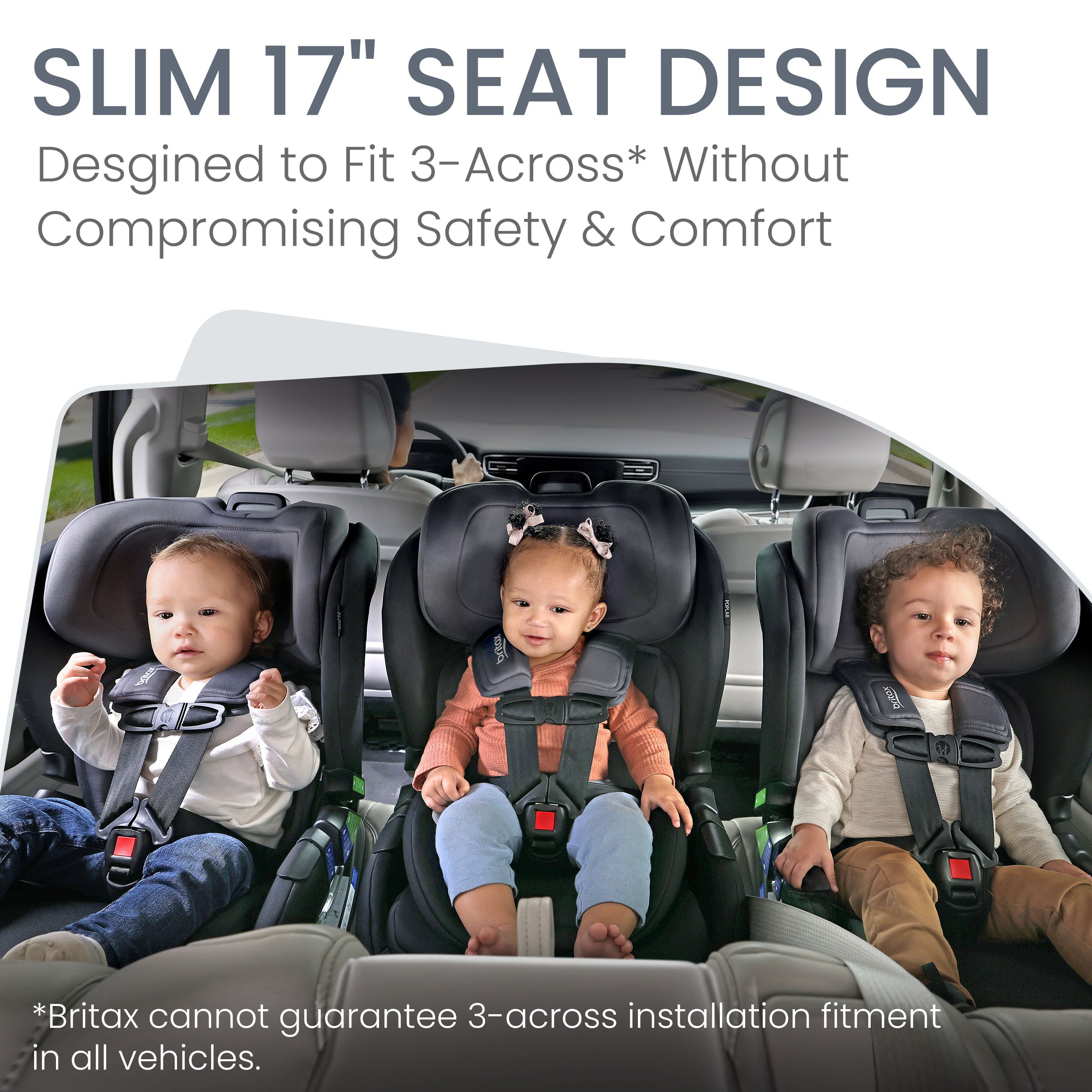 Britax Poplar Convertible Car Seat for Toddlers & Infants - Safe, Comfortable & Easy to Install - Perfect for Travel, Daily Commutes & Family Road Trips