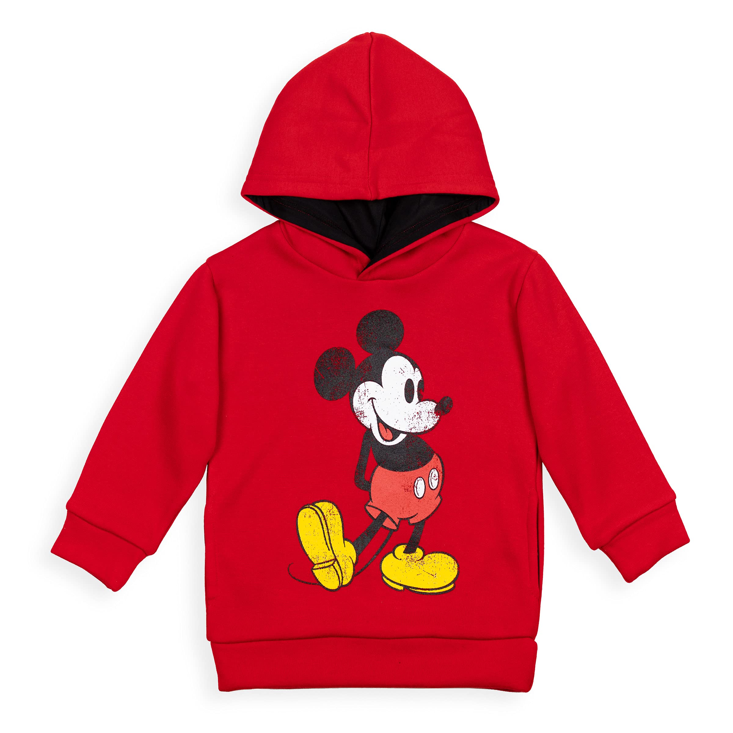 Disney Mickey Mouse Fleece Hoodie for Women & Men - Soft Winter Warm Pullover Sweatshirt with Pocket - Perfect for Christmas Gifts, Casual Wear & Disney Theme Parks