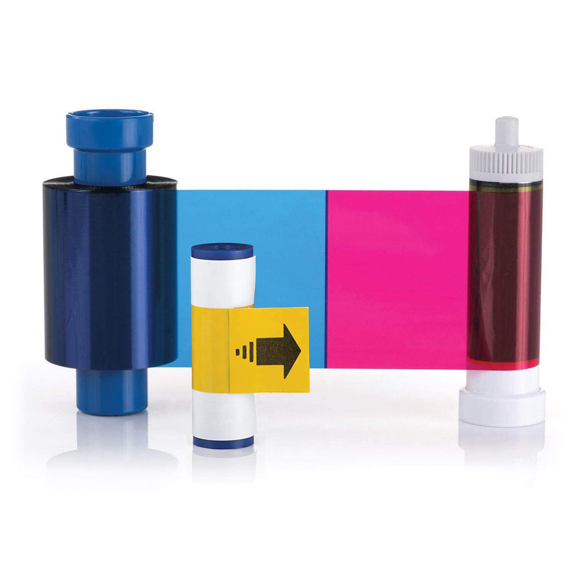 Evolis YMCKO High-Quality Ribbon Cassette (R5F008AAA) - 300 Print Color Ribbon Compatible with Evolis Primacy Printer | Perfect for ID Card Printing, Badge Making & Secure Document Production