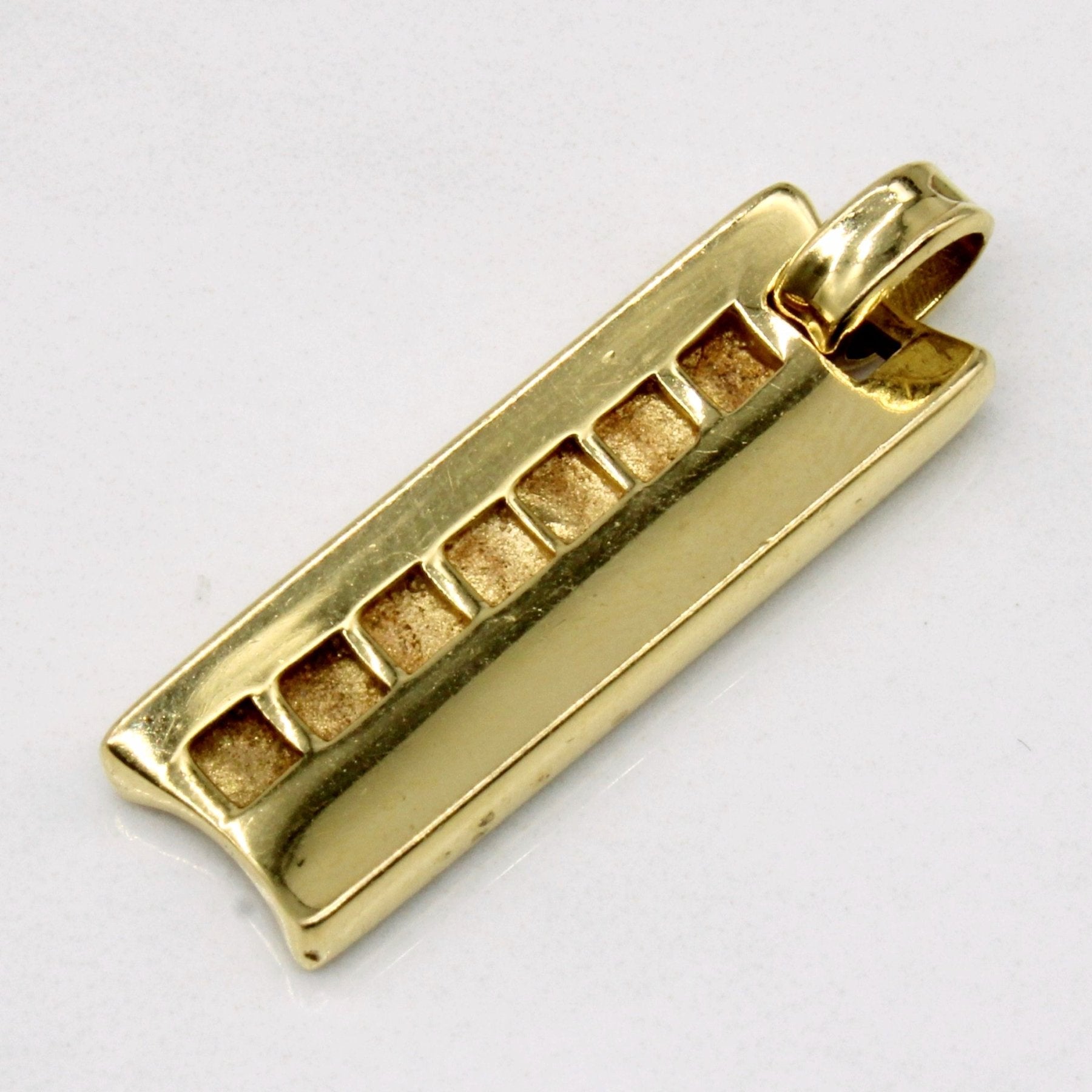 18k Yellow Gold Column Pendant Necklace for Women - Elegant Minimalist Jewelry Gift for Birthday, Anniversary & Special Occasions