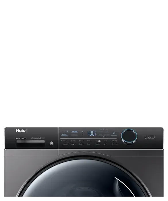 Haier 9kg 600 Series Front Load Washing Machine with UV Protection - Energy Efficient, Quiet Operation for Apartments & Small Homes - Perfect for Laundry Rooms & Compact Spaces