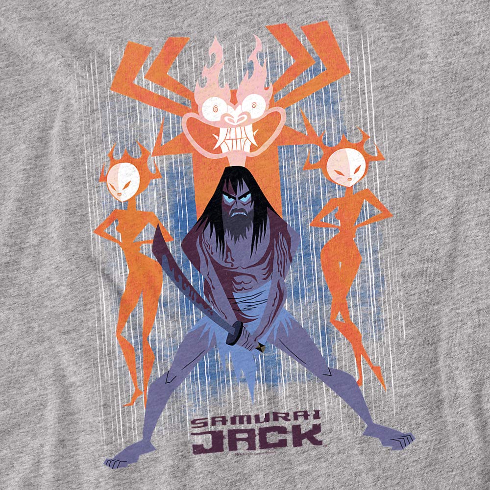 Samurai Jack vs Evil Unisex Adult T-Shirt | Anime Graphic Tee for Men & Women | Perfect for Cosplay, Conventions & Casual Wear