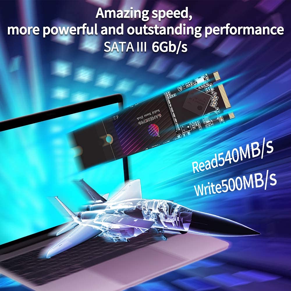 High Performance 128GB M.2 2280 SSD Internal Solid State Drive - SATA III 6Gb/s NGFF for Laptop & Desktop Computers | Fast Boot, Gaming, Video Editing & Data Storage Solution