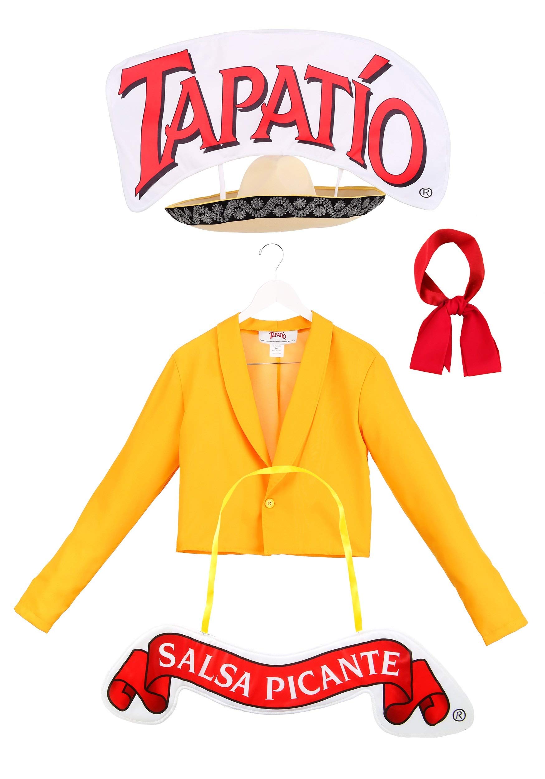 Tapatio Mexican Adult Costume for Men - Authentic Charro Outfit for Halloween, Fiesta, and Themed Parties