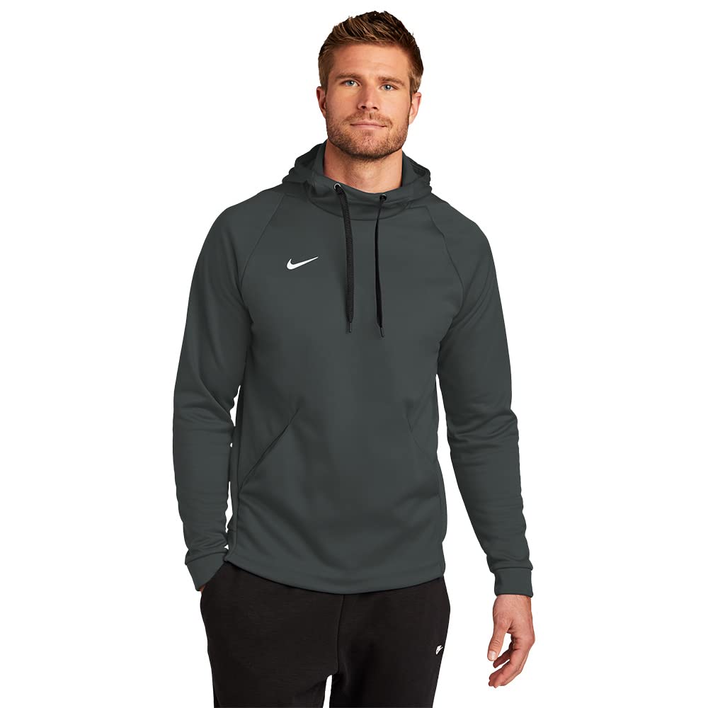 Nike Men's Therma Pullover Hoodie - Lightweight & Warm Fleece Jacket for Running, Gym, and Outdoor Activities