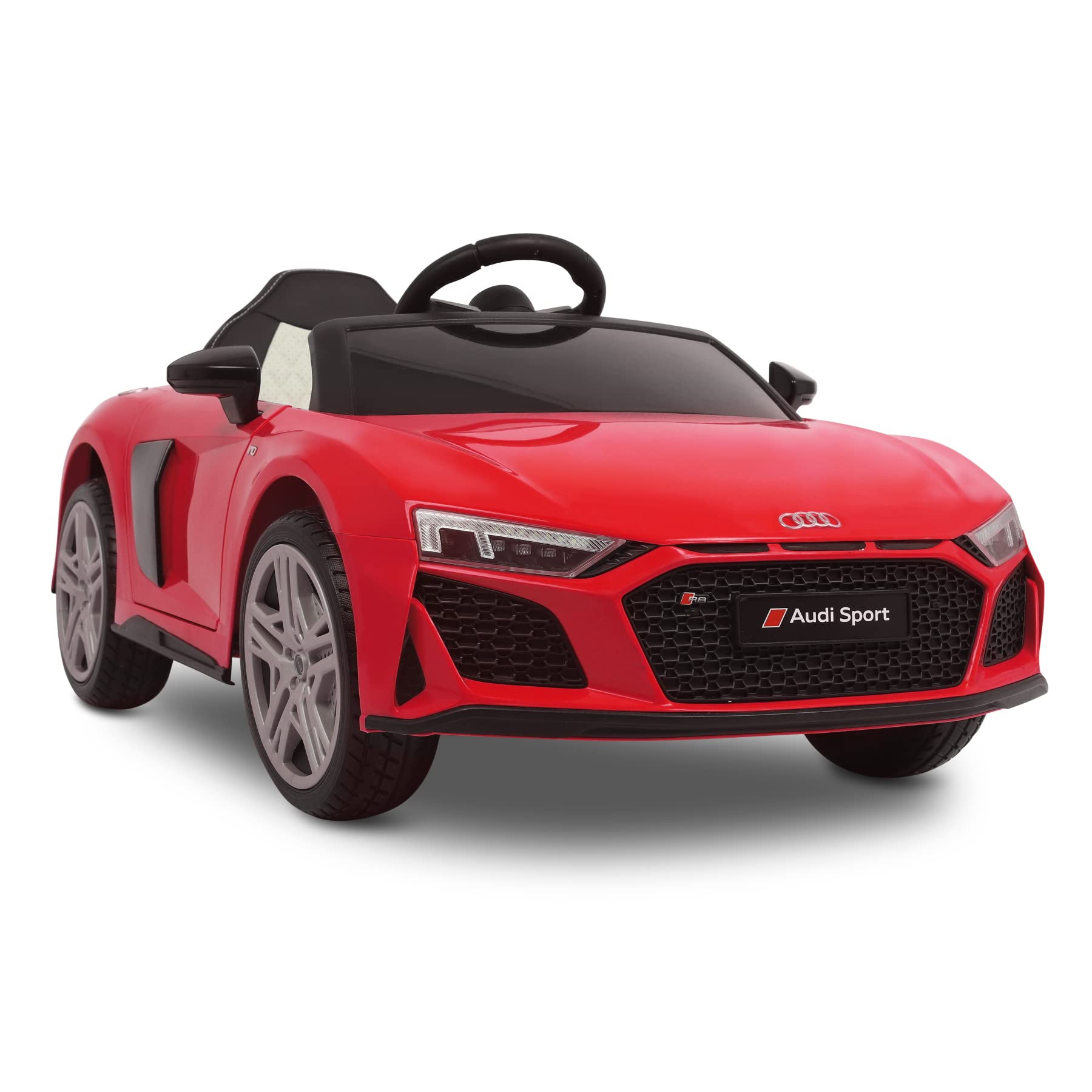 **12V Licensed Audi R8 Kids Electric Ride-On Car with Remote Control, Bluetooth, LED Lights & Safety Features – Perfect for Indoor & Outdoor Play (Red)**    *Optimized for Google SEO with keywords like 