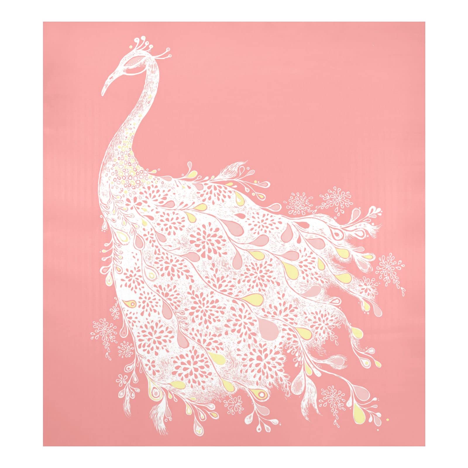 UMIRIKO Pink Peacock Magnetic Dishwasher Cover - Decorative Removable Kitchen Appliance Decal for Dishwasher Door Panel - Beautiful Animal Design Home Decor - Perfect for Kitchen Upgrade & Housewarming Gifts
