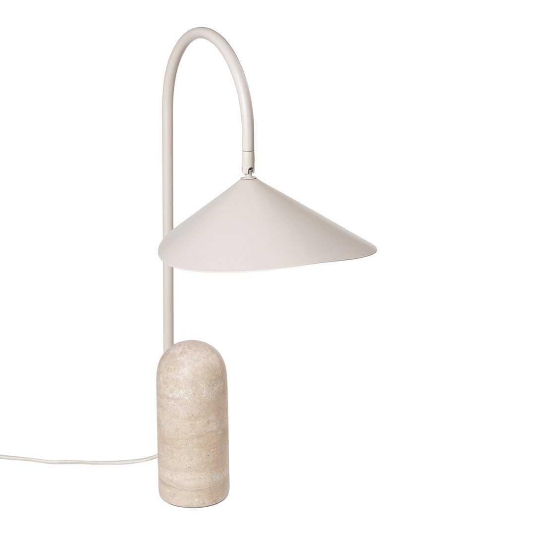Ferm Living Arum Table Lamp - Modern Scandinavian Design LED Desk Light for Bedroom, Living Room & Office - Warm White Lighting for Cozy Ambience