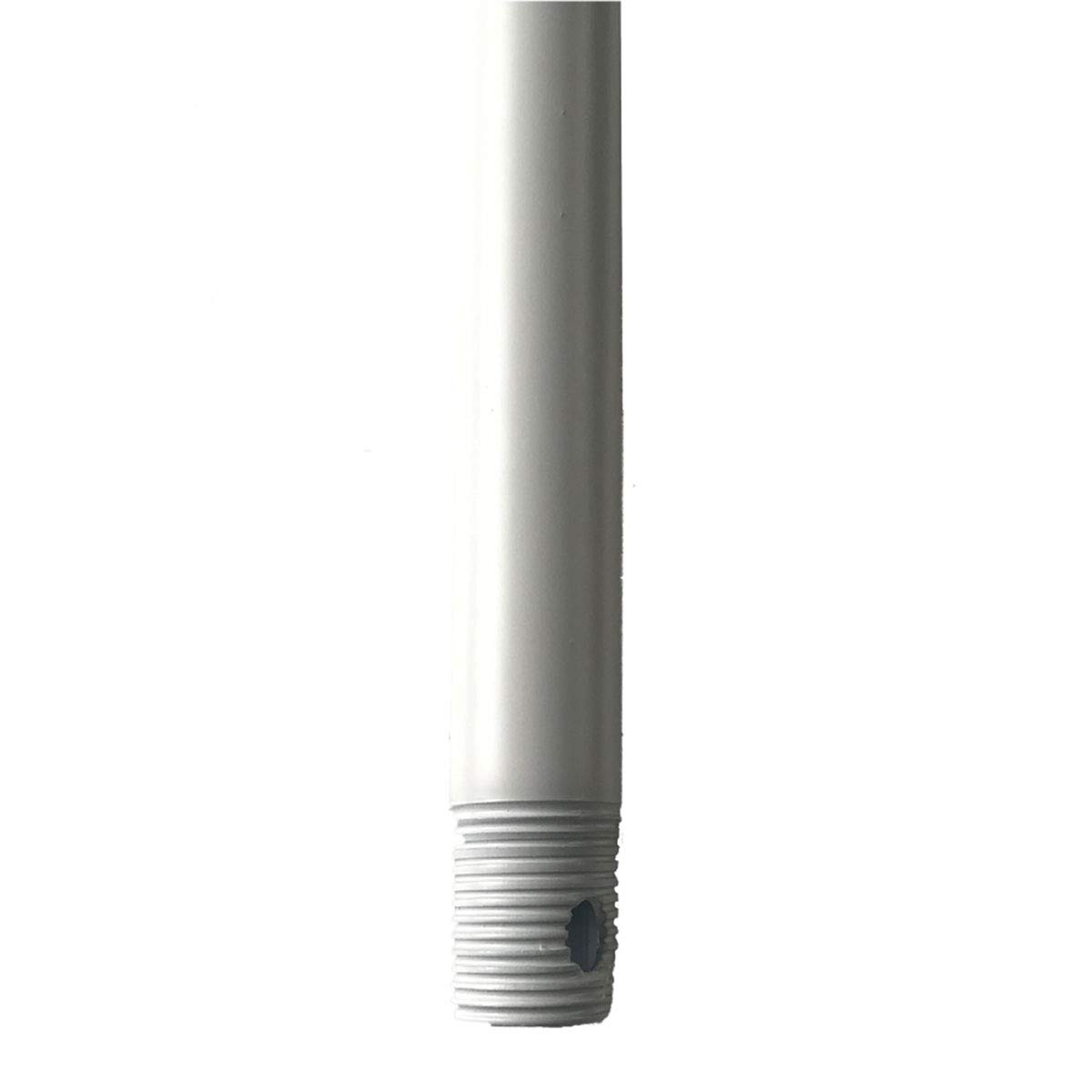 72 Inch Ceiling Fan Extension Downrod - Matte White Finish for High Ceilings - Perfect for Living Room, Bedroom, or Outdoor Patio
