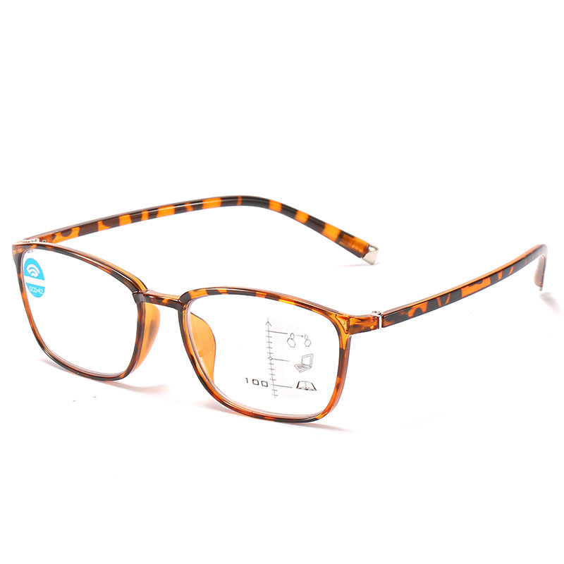 Anti Blue Light Smart Zoom Reading Glasses - Computer & Digital Eye Strain Relief for Work, Gaming & Reading