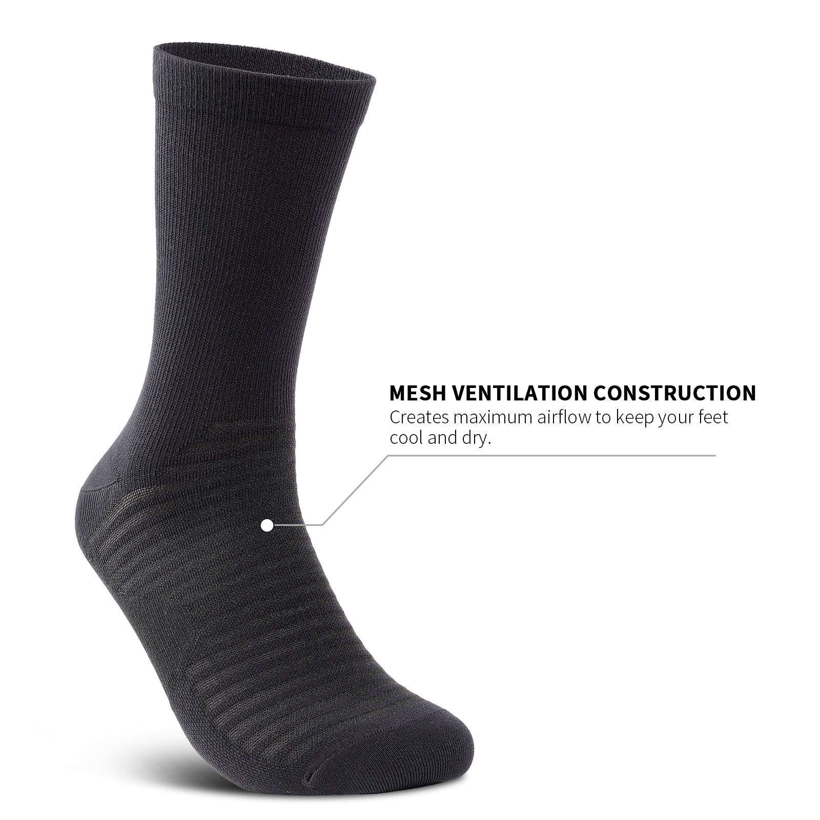GECKOMAN x PAPLUS Athletic Crew Socks for Men & Women - Breathable Performance Running Socks for Sports, Gym & Daily Wear