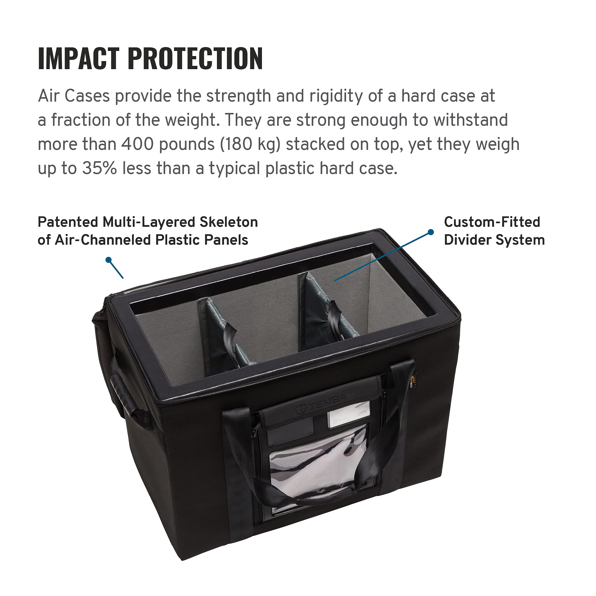 Tenba Air Case with Wheels for Eizo 27-inch Display (Model 634-726) - Durable Travel Protection for Professional Monitors