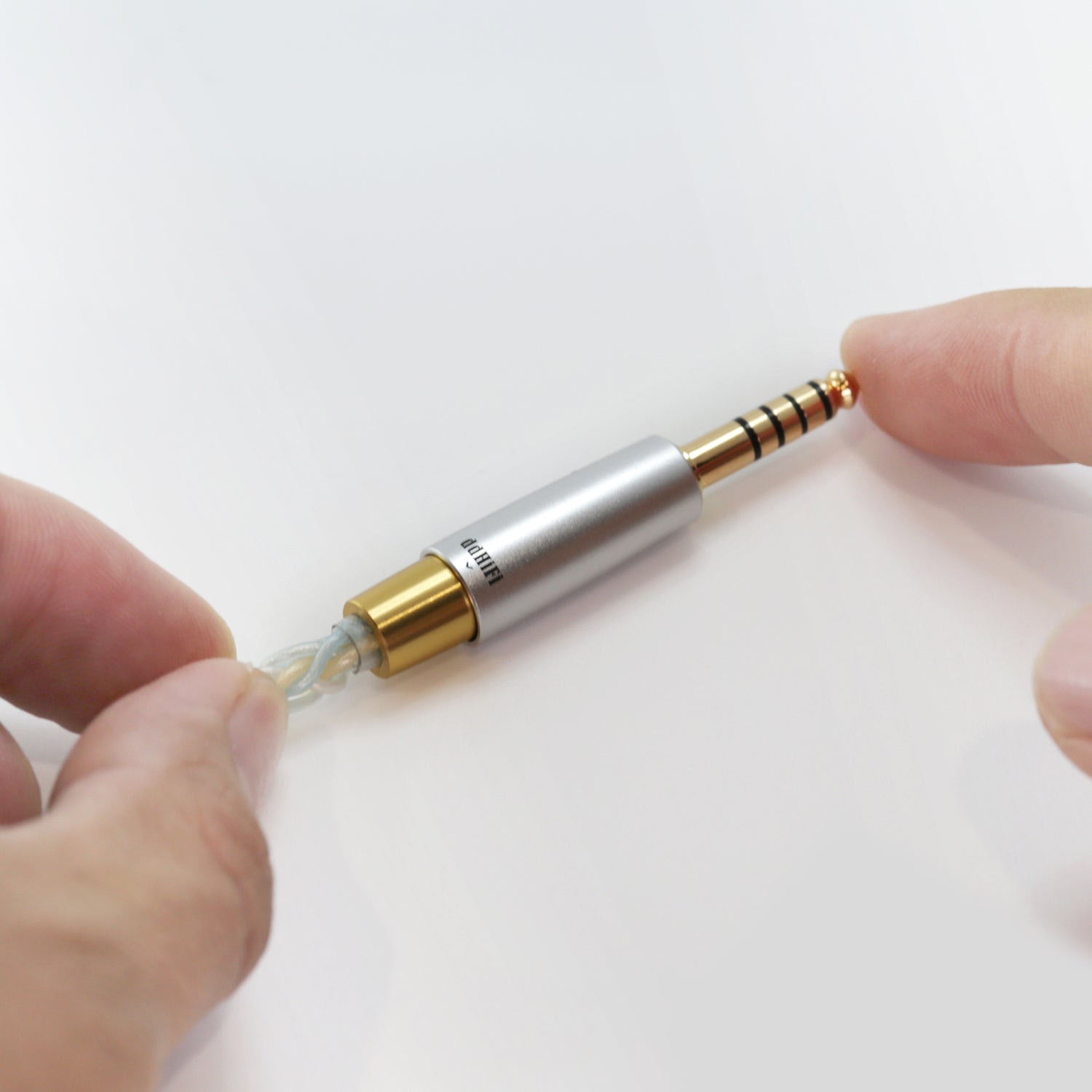 ddHiFi BM4P Premium 3.5mm to 4.4mm Balanced Headphone Cable Adapter - Gold-Plated Connectors for Audiophiles | Perfect for Sony, Sennheiser, Beyerdynamic Headphones | Home Studio & Portable Audio Setup