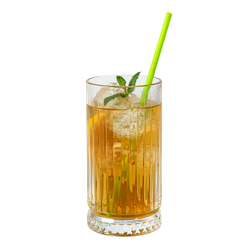 Eco-Friendly Compostable PLA/PBAT Plastic Straws - 8 1/4 Inch, 100 Count - Biodegradable Drinking Straws for Parties, Restaurants & Sustainable Living