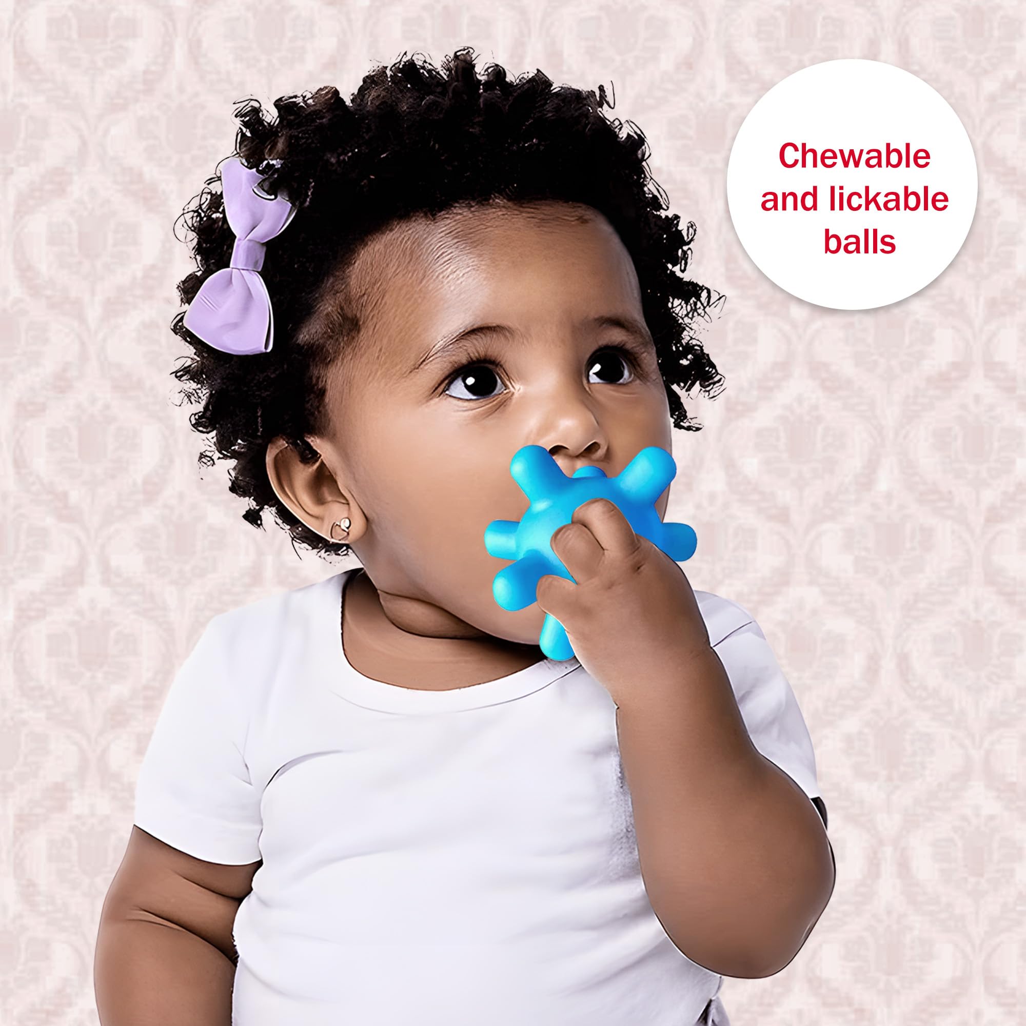 Soft Sensory Balls for Babies 1-3 - Textured Learning & Massage Toys for Toddlers Playtime