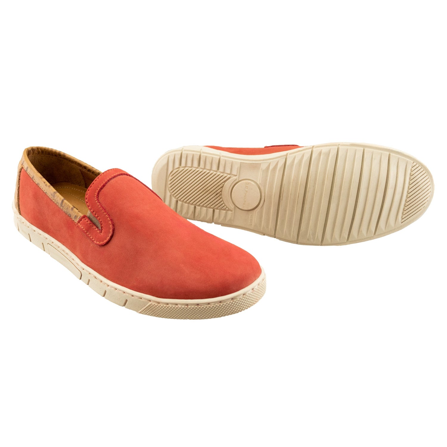 Scottsdale Slip On Faded Red Shoes - Comfortable Casual Loafers for Men & Women | Perfect for Walking, Travel & Everyday Wear
