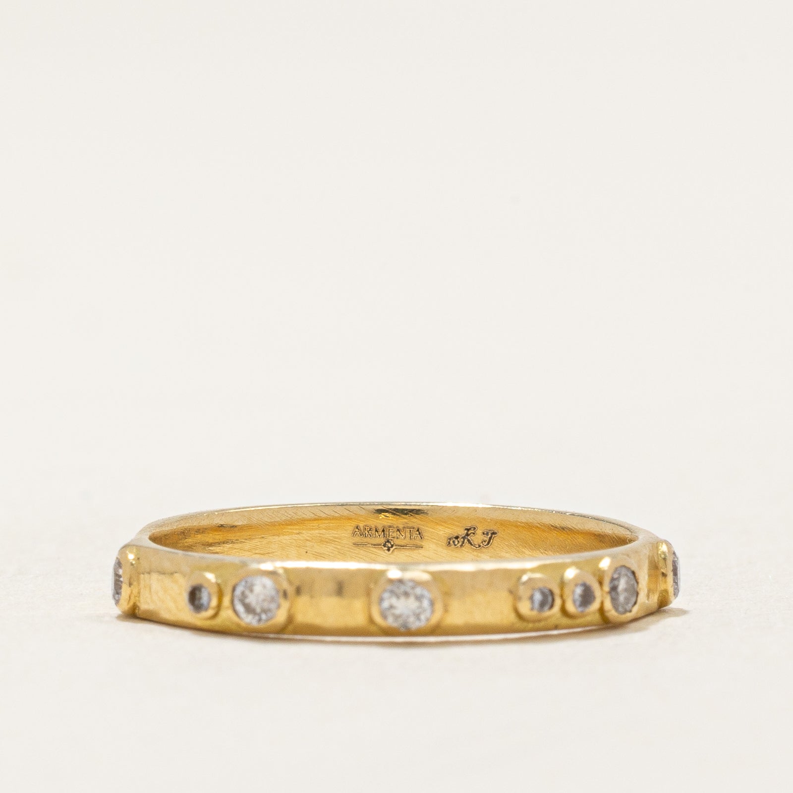 0.17ctw Scattered Diamond Band Ring - Size 5 | Elegant Stackable Wedding Band for Women | Perfect for Anniversaries, Engagements & Everyday Wear