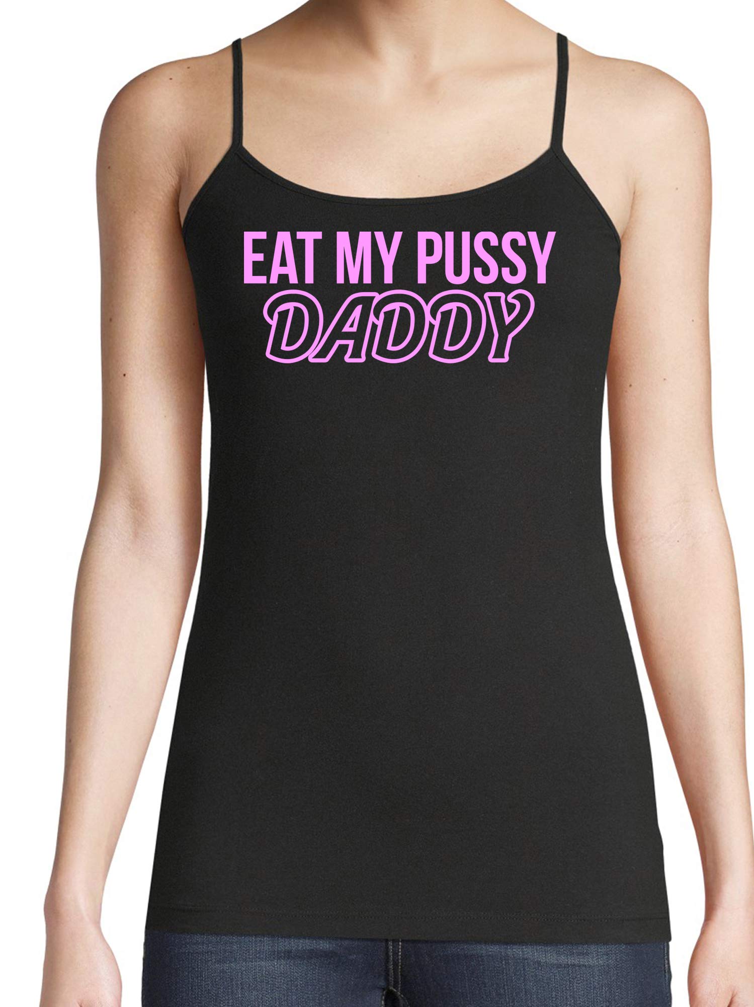 Sexy Black Lingerie Camisole Tank Top for Women - Oral Sex & Playful Intimacy - Perfect for Roleplay, Boudoir Photos & Sensual Nights
