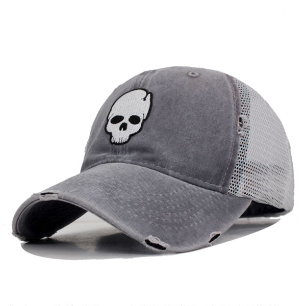 Stylish Unisex Animal Skull Snapback Baseball Cap - Breathable Mesh Summer Hat for Men & Women | Perfect for Outdoor Sports, Casual Wear, and Dad Fashion