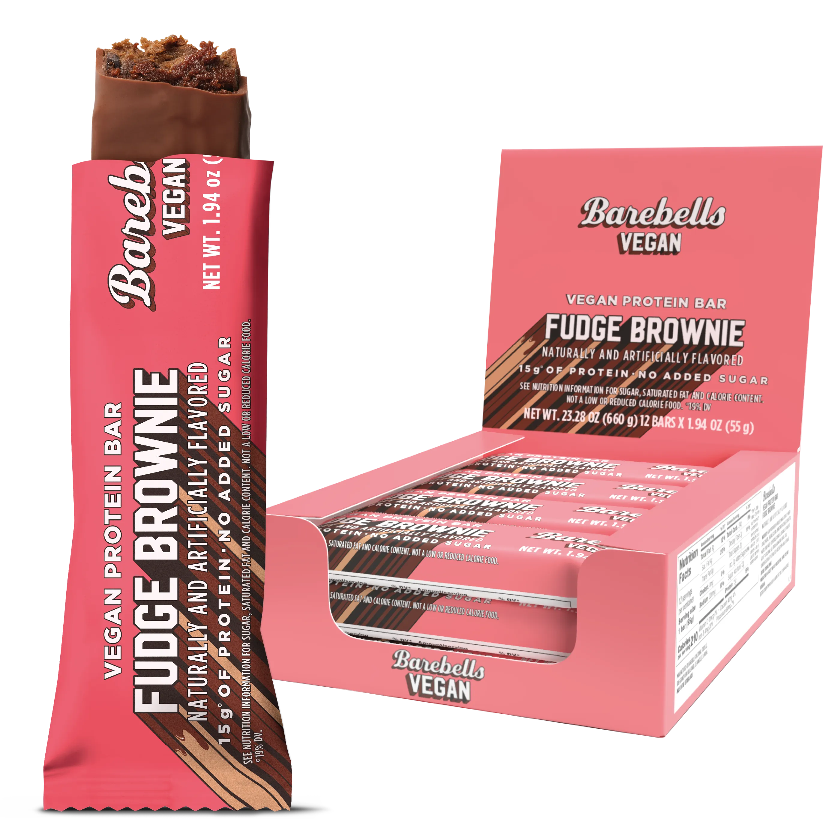 Barebells Vegan Protein Bars - High Protein, Low Sugar, Gluten-Free Snacks for Fitness & Energy | Perfect for Post-Workout, On-the-Go & Healthy Lifestyle