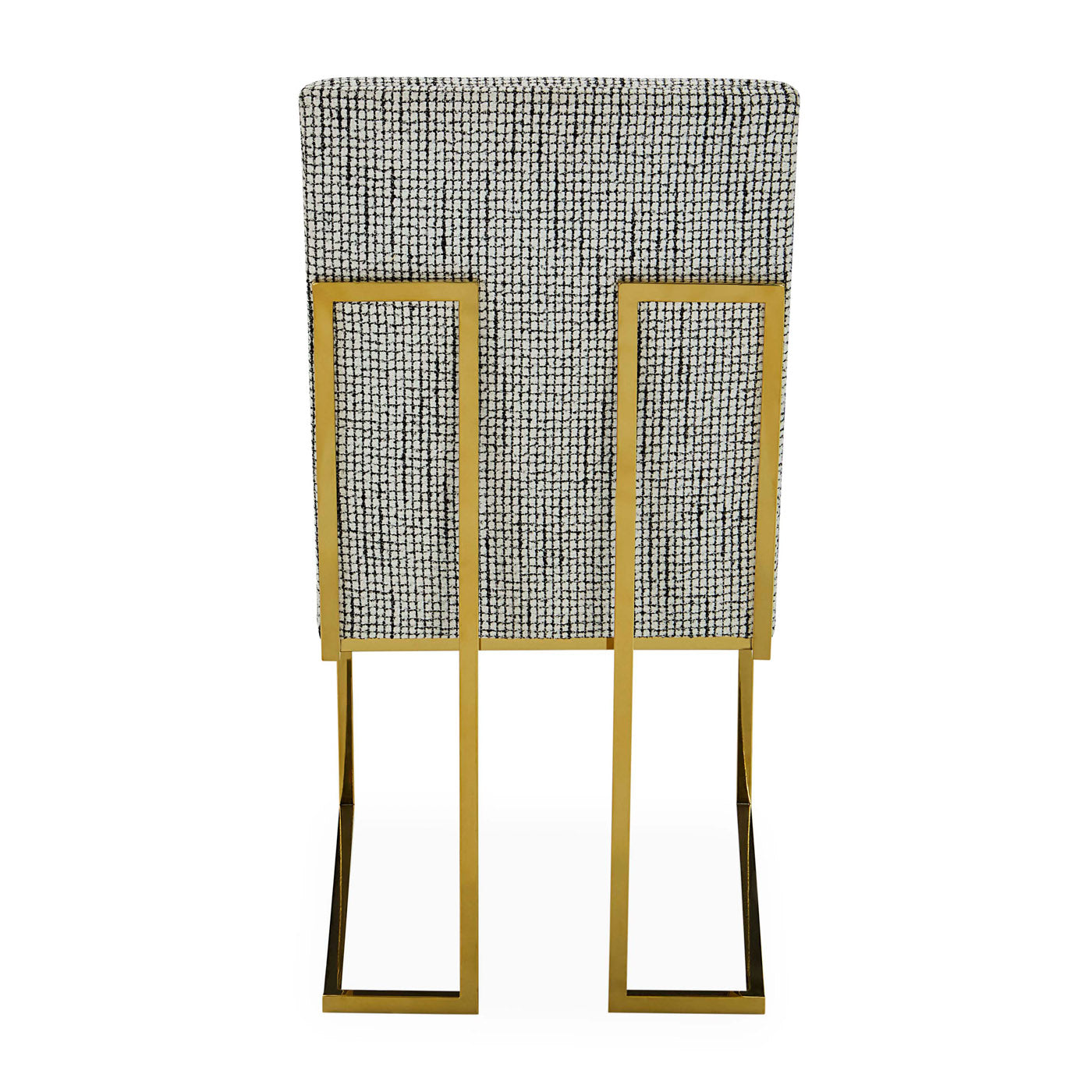 Channeled Goldfinger Dining Chair - Mid-Century Modern Upholstered Accent Chair for Kitchen, Dining Room & Office - Comfortable & Stylish Seating Solution