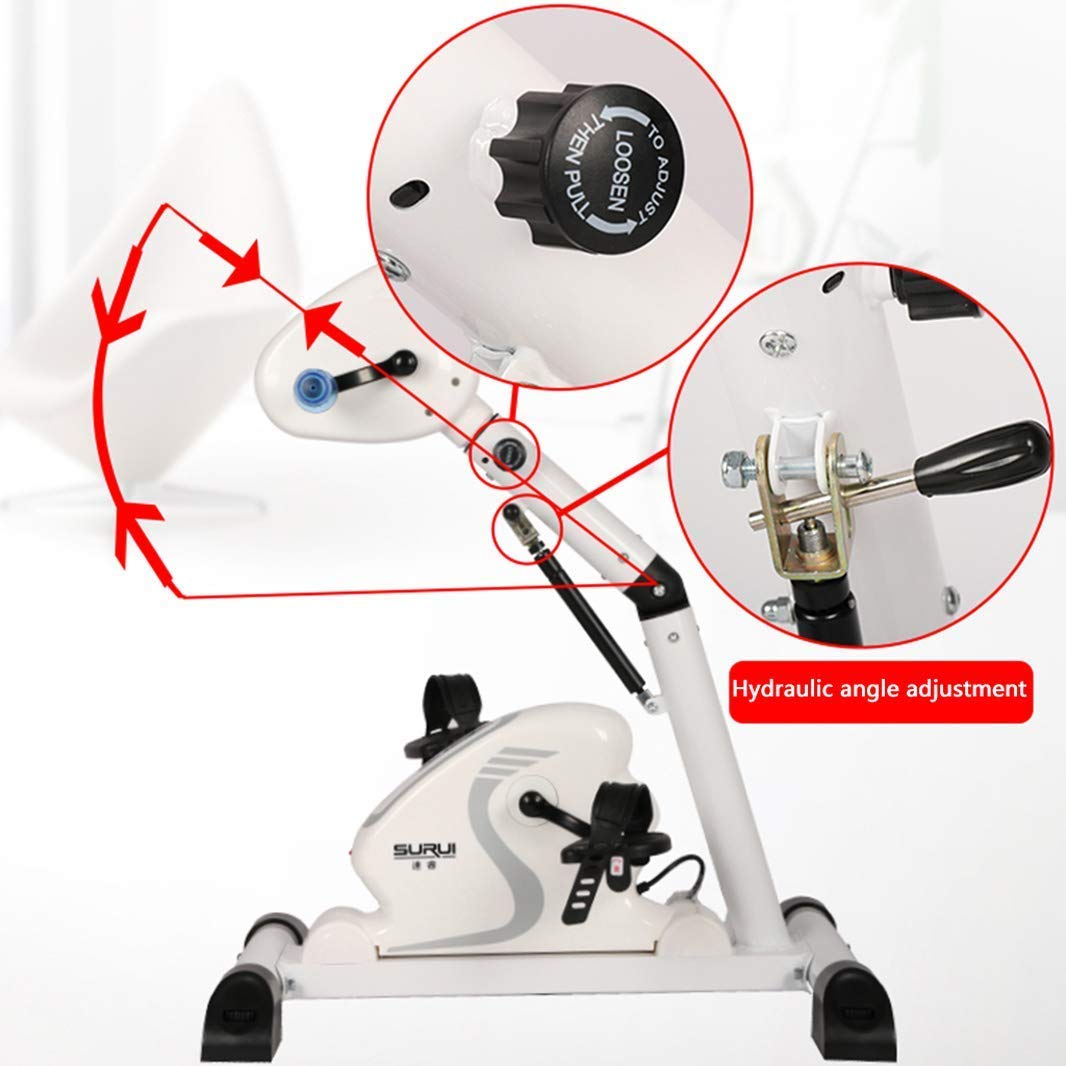 Recumbent Exercise Bike with Adjustable Resistance - Electric Rehabilitation Machine for Seniors - Indoor Cycling Fitness Equipment for Home Use - Ideal for Physical Therapy, Low-Impact Workouts & Elderly Mobility Training