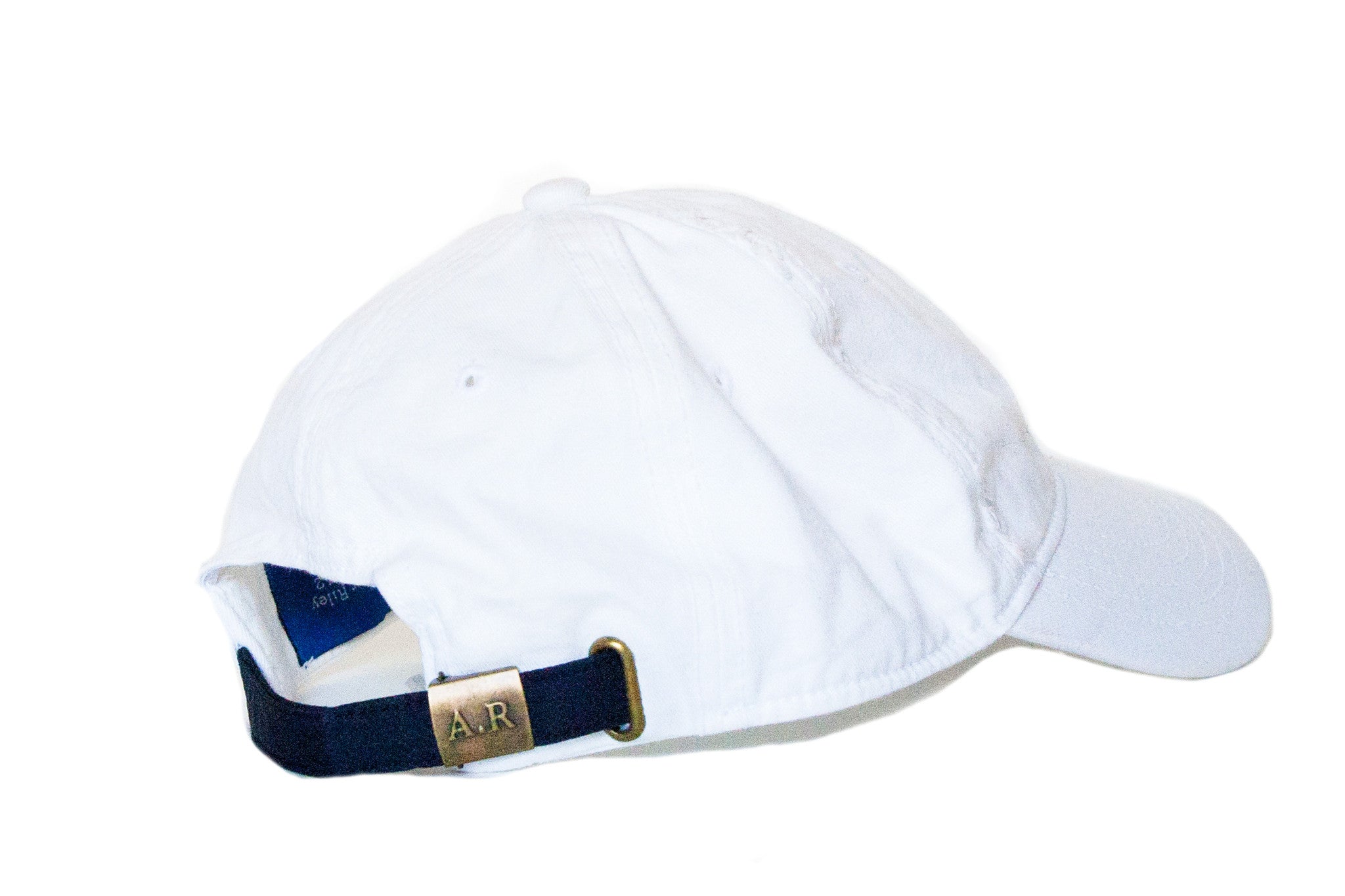 Frat Needlepoint Hat White - Stylish Embroidered Baseball Cap for College, Greek Life, and Casual Outfits