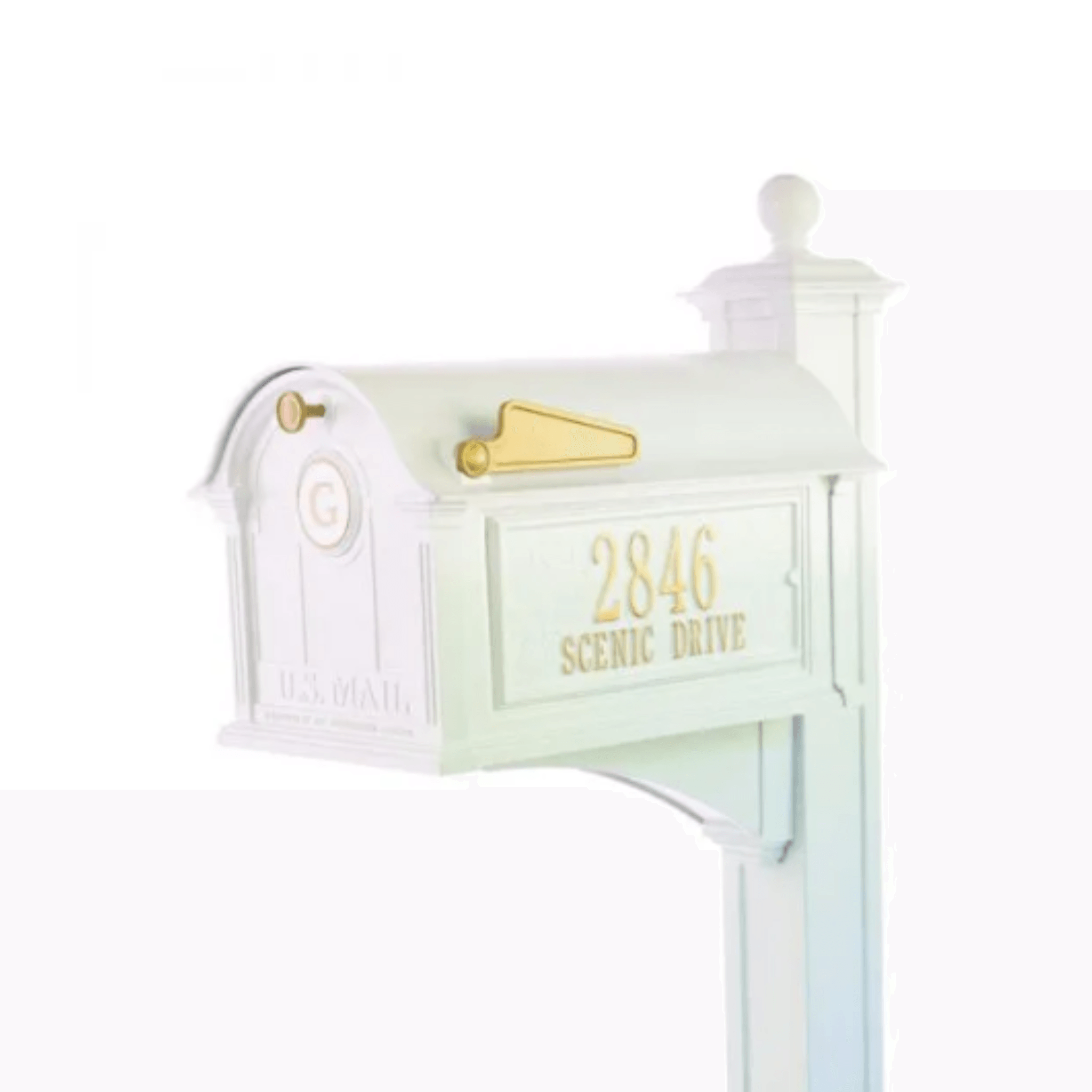 Personalized Mailbox Plaque - Custom Monogram & Address Sign for Home & Garden - Durable Outdoor Decor in Multiple Finishes - Perfect for Housewarming Gifts & Curb Appeal Enhancement