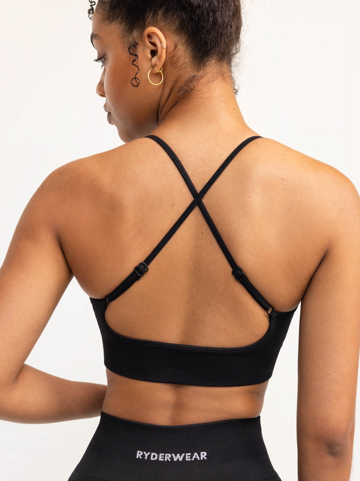 Lift 2.0 Seamless Sports Bra for Women - High Support Workout Bra - Breathable & Comfortable Yoga Bra - Black - Perfect for Running, Gym & Fitness Training