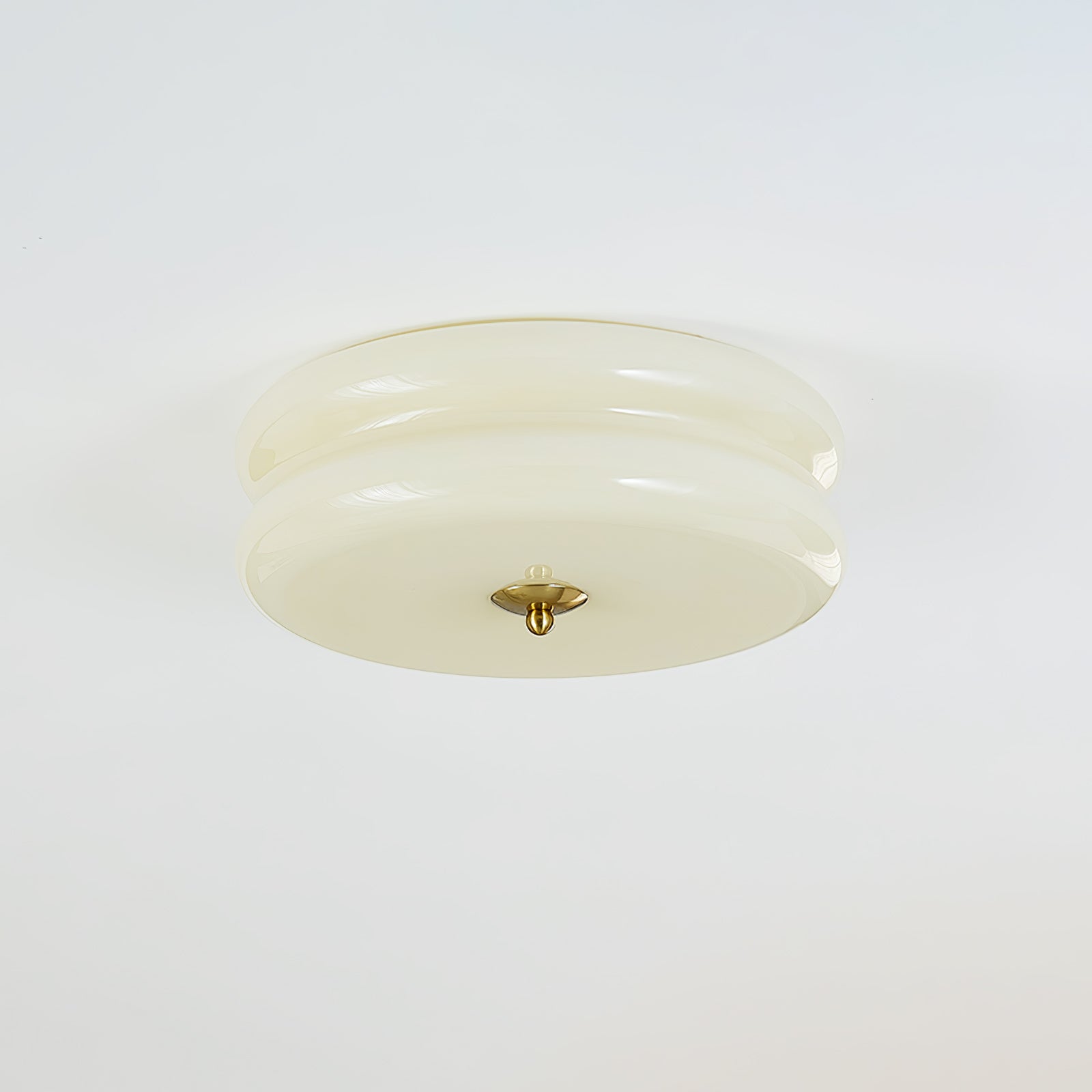 Art Deco Vintage Ceiling Light Fixture - Antique Bronze Finish, Crystal Accents - Perfect for Dining Room, Bedroom, or Foyer Lighting