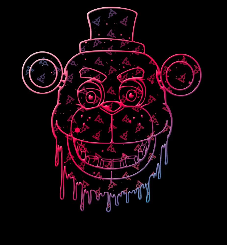 Five Nights at Freddy's Shadow Freddy Black T-Shirt for Boys | FNAF Horror Game Merchandise | Perfect for Cosplay, Gaming Events & Halloween Costumes