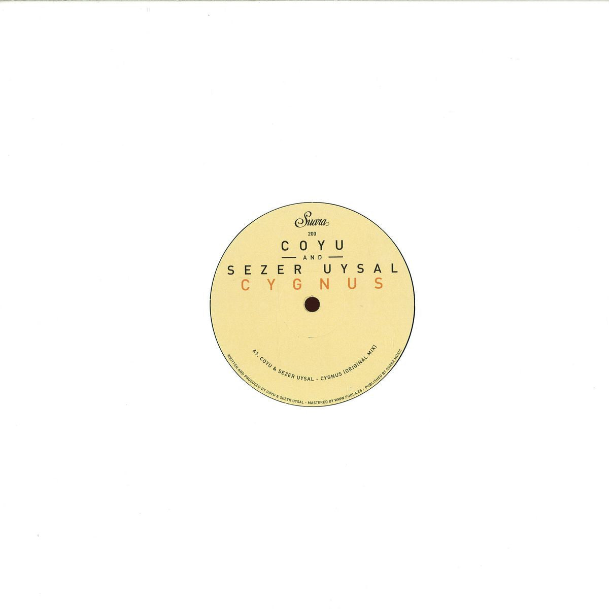 Coyu & Sezer Uysal - Cygnus (SUARA200) | Techno & House Vinyl Record | Perfect for DJ Sets & Club Nights