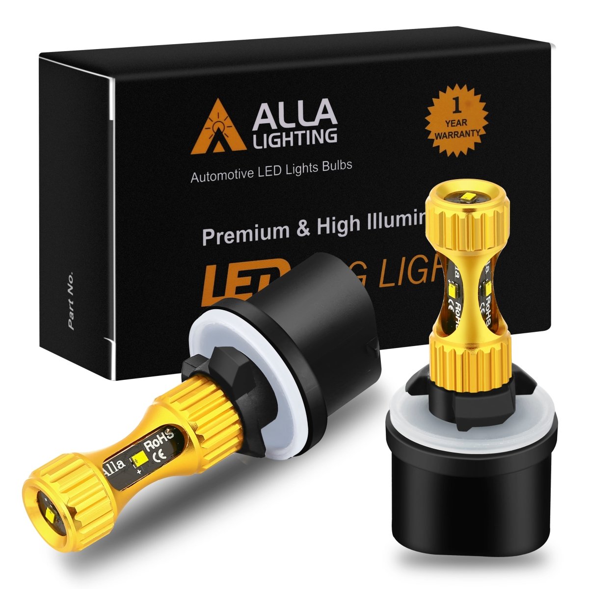 899 880 LED Fog Lights Bulbs - 893 885 Replacement with PG13 Base - High Brightness Waterproof Fog Lights for Cars, Trucks, SUVs - Perfect for Night Driving and Off-Road Adventures