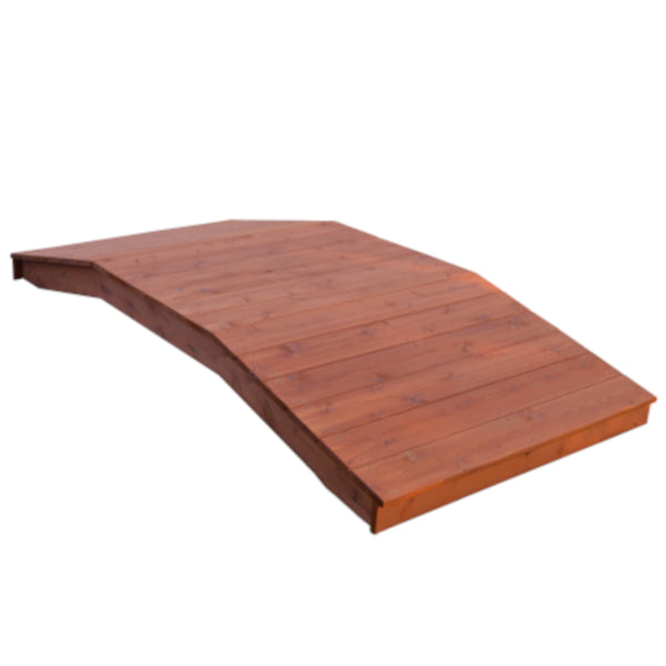 Standard Wooden Plank Bridge - Durable & Sturdy for Garden, Pond, or Landscape Decoration | Perfect for DIY Backyard Projects & Outdoor Decor