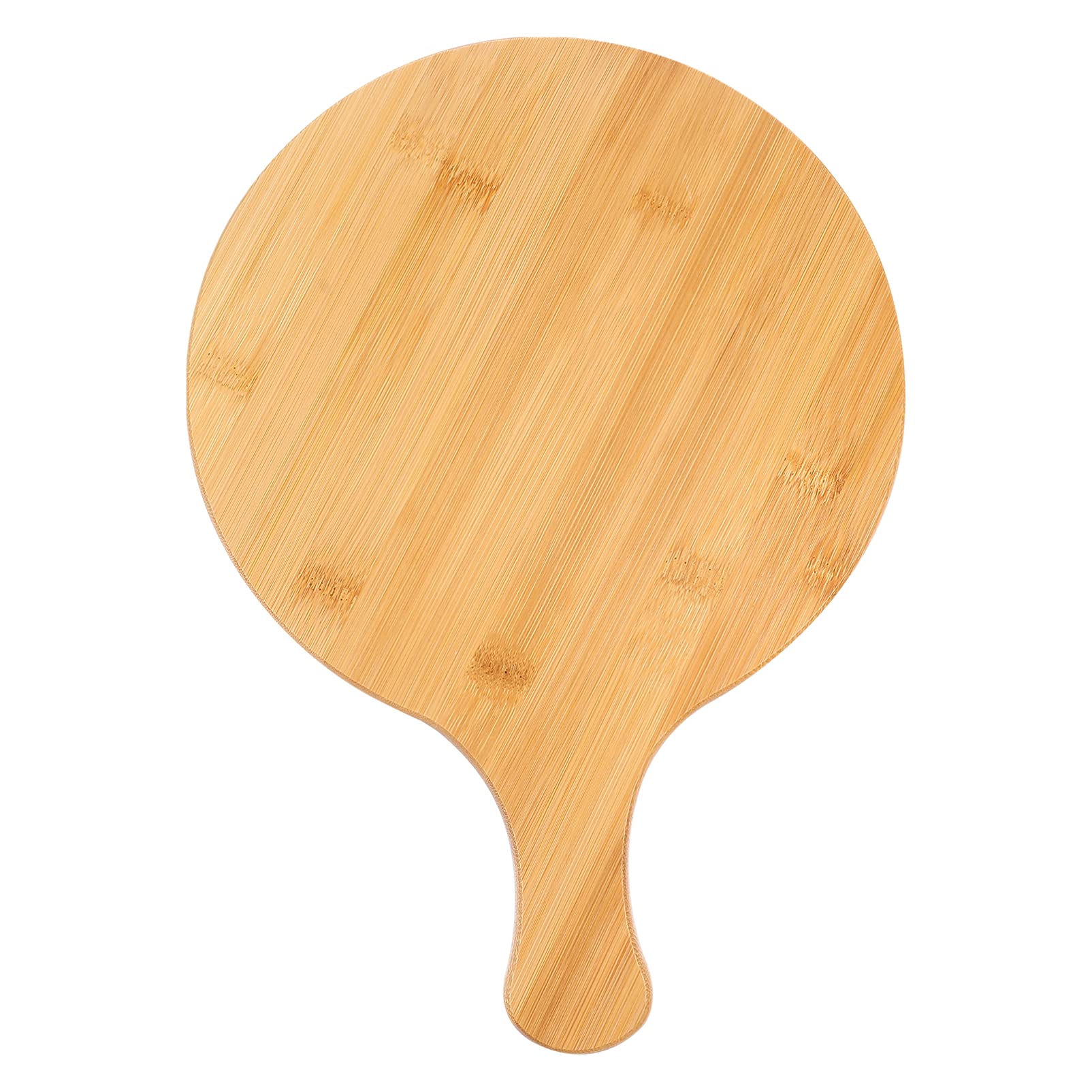 Cabilock 1-Piece Round Wooden Serving Board - Perfect for Appetizers, Crackers, Bread, Pizza, Desserts & Sushi | Bamboo Wood Tray for Coffee Table, Party Platter & Charcuterie Display