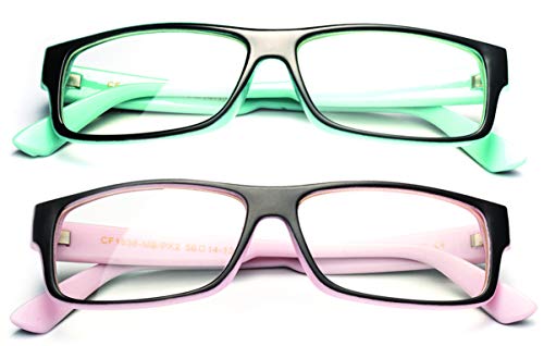 2 Pack- Black/Mint & Matt Black/Pink