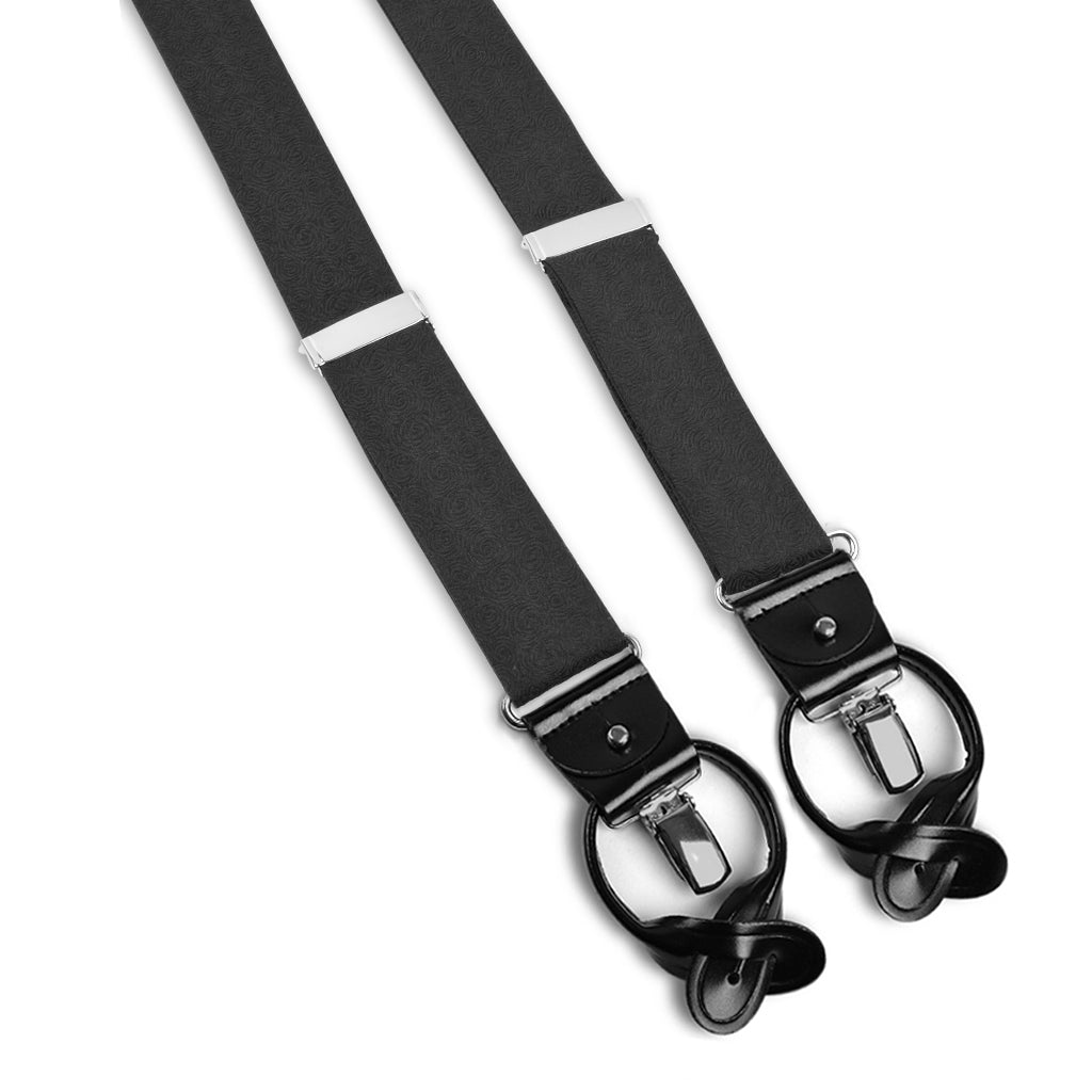 Premium Formal Braces for Men - Adjustable Suspenders for Suits & Trousers - Classic Y-Back Design for Weddings, Office & Business Attire