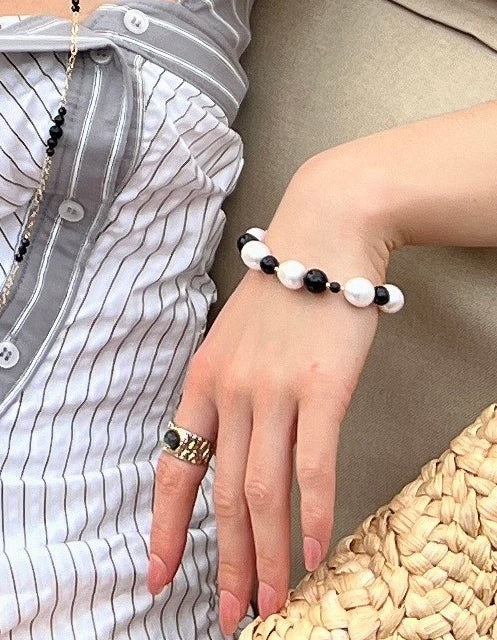 Black Obsidian Stone Platinum Plated Brass Adjustable Ring for Men & Women - Spiritual Healing Jewelry, Protection Amulet, Fashion Statement for Everyday Wear
