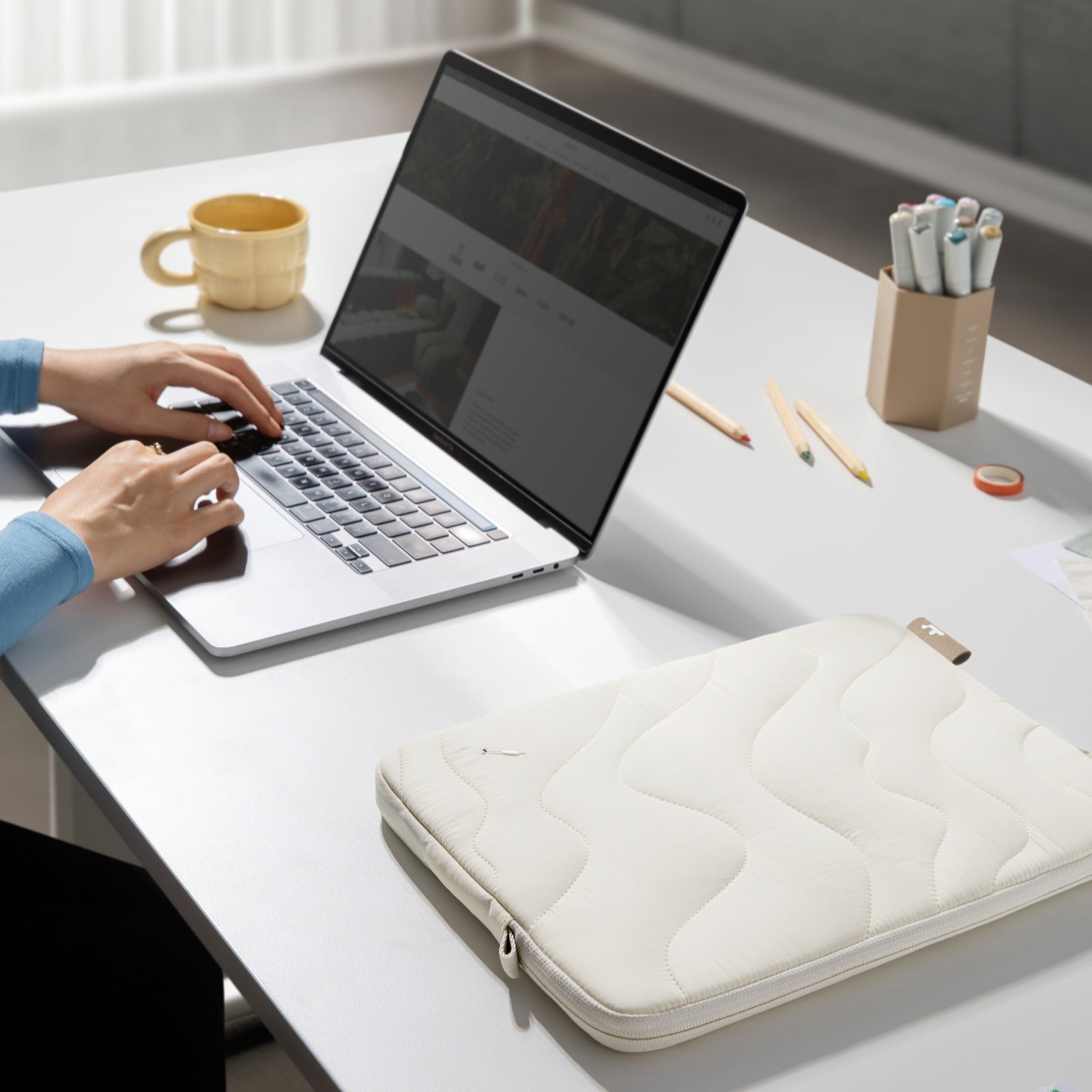 Premium Terra A27 Laptop Sleeve for 13-inch MacBook Air M4 - Slim Protective Case with Soft Lining | Perfect for Work, Travel & School Accessories