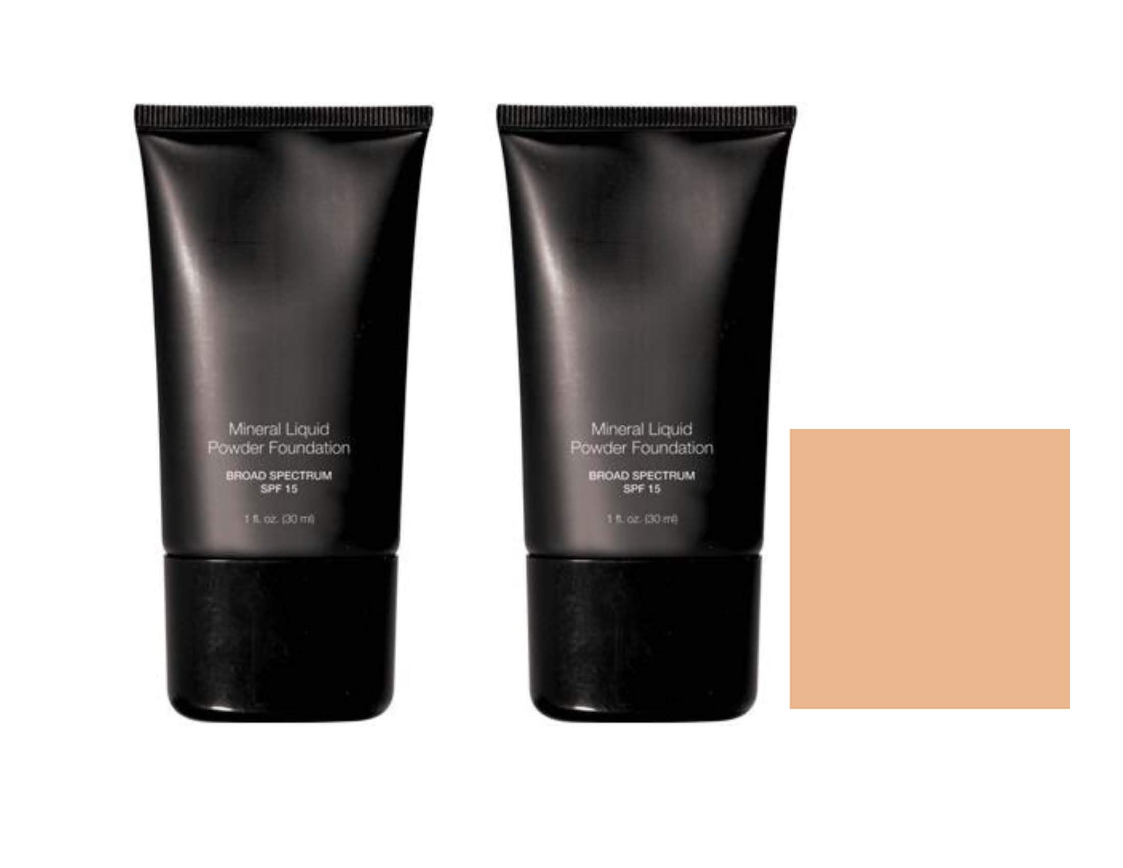 Mineral Liquid Powder Foundation SPF 15 - 2 Pack, Cameo Beige | Flawless Daily Coverage